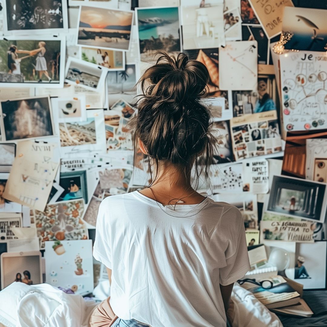 vision board night supplies