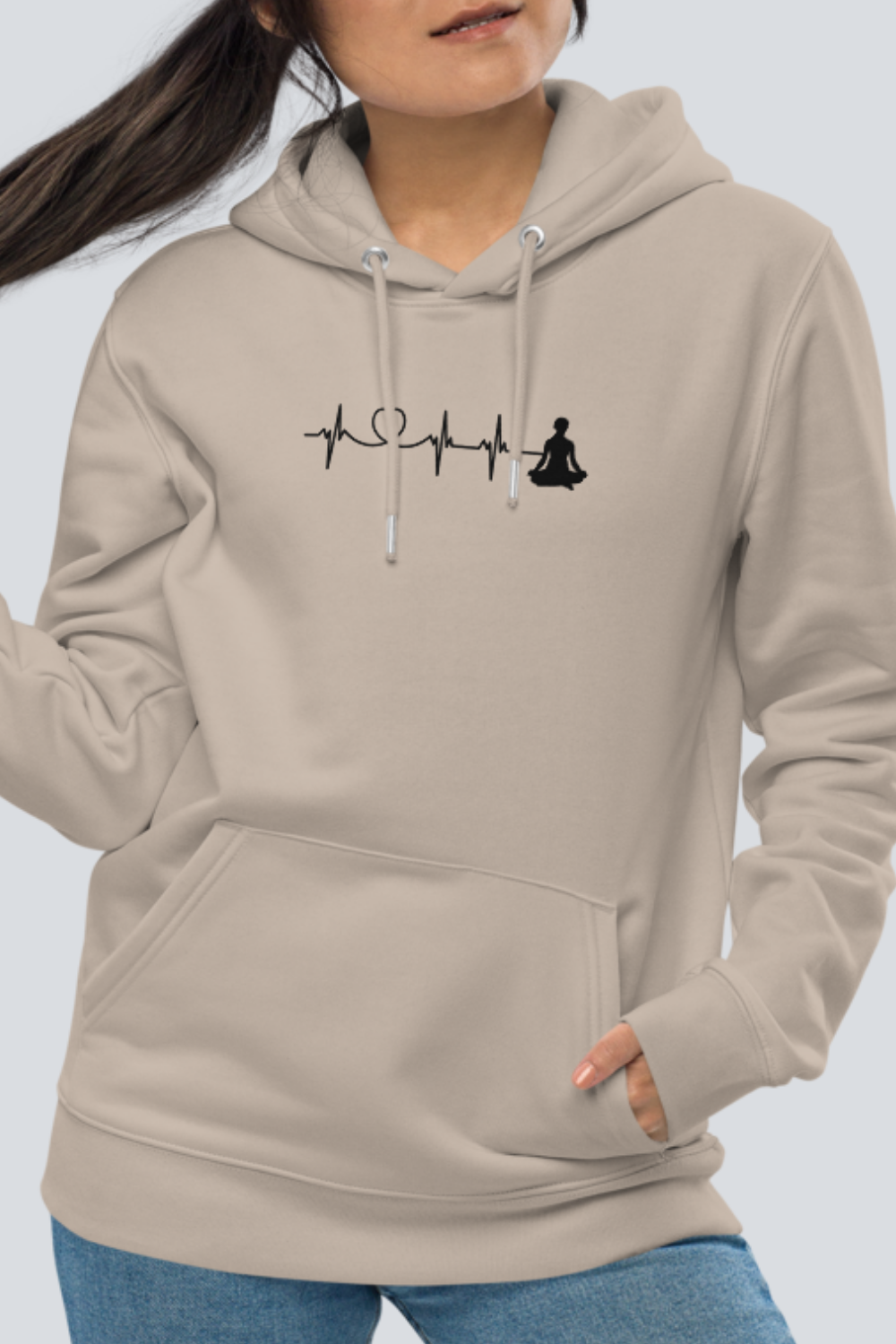 Meditation Heartbeat Hoodie