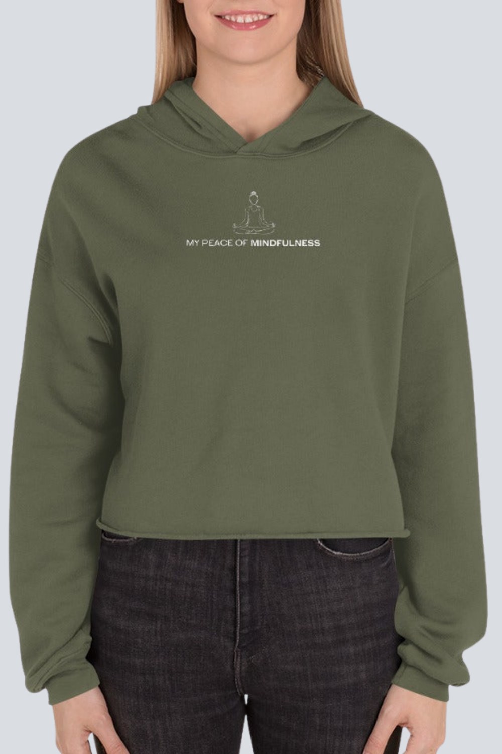 My Peace of Mindfulness | Signature Crop Hoodie