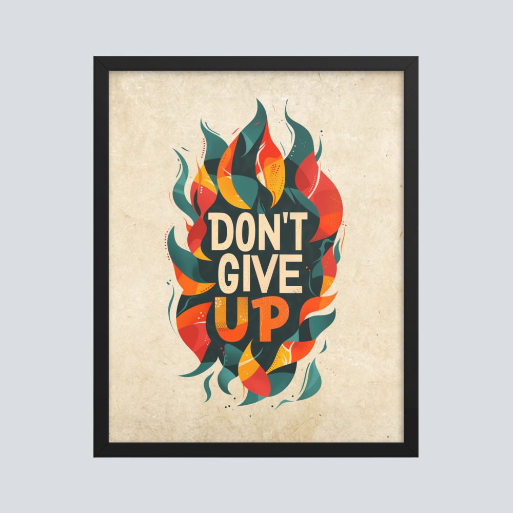 Don't Give Up Poster