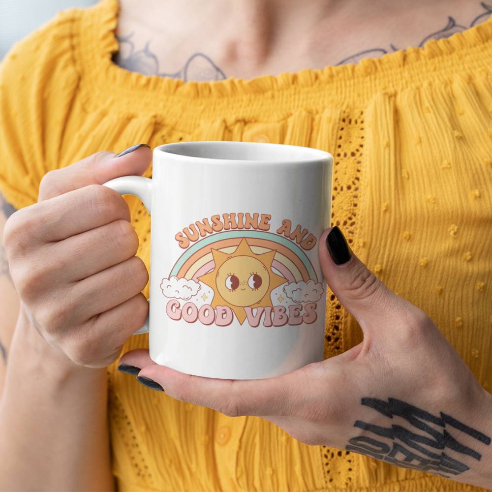 Sunshine & Good Vibes | 11oz Coffee Mug