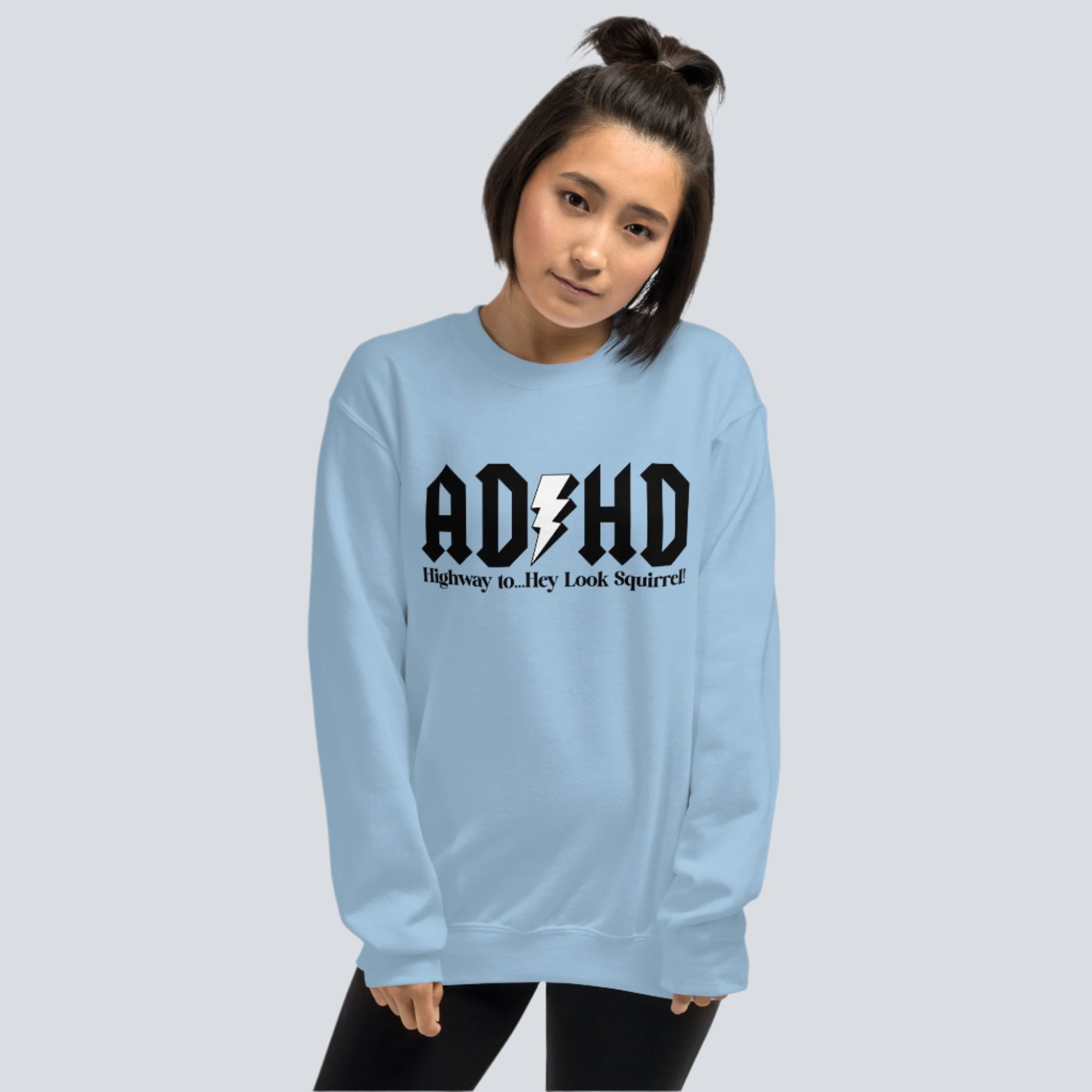 ADHD Unisex Sweatshirt light blue