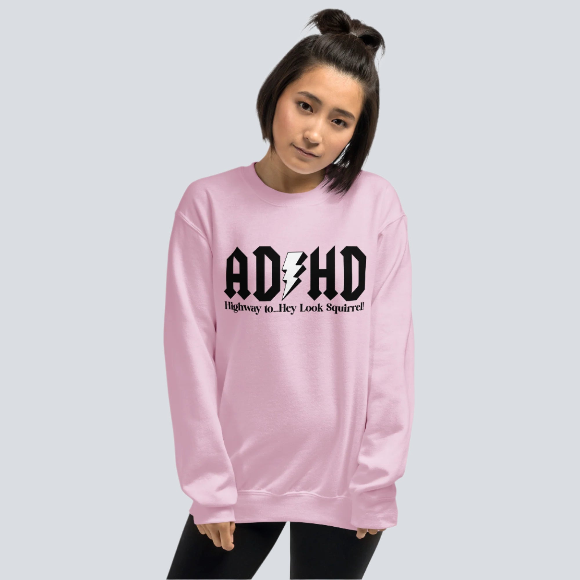 ADHD Unisex Sweatshirt light pink