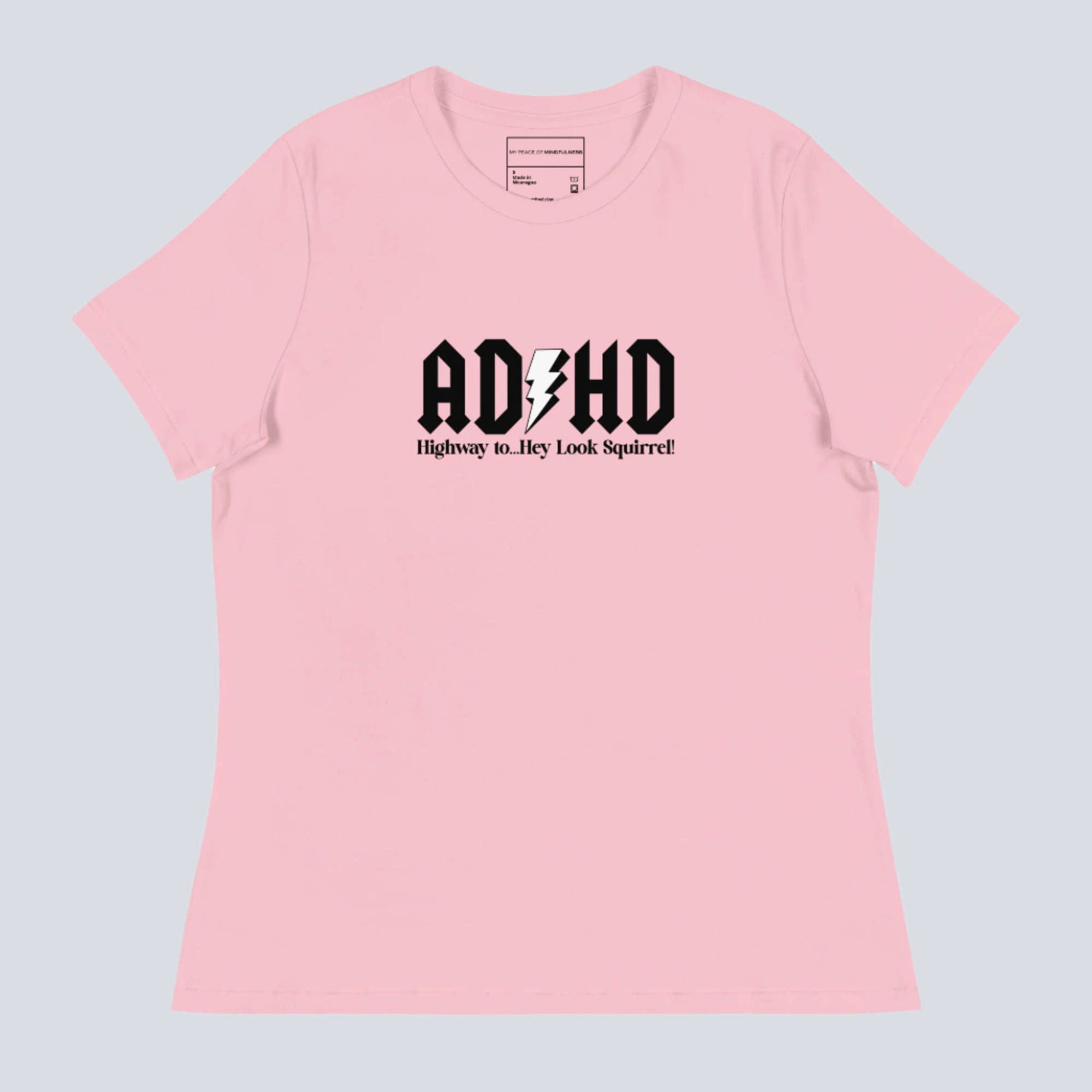 ADHD Womens T-Shirt pink