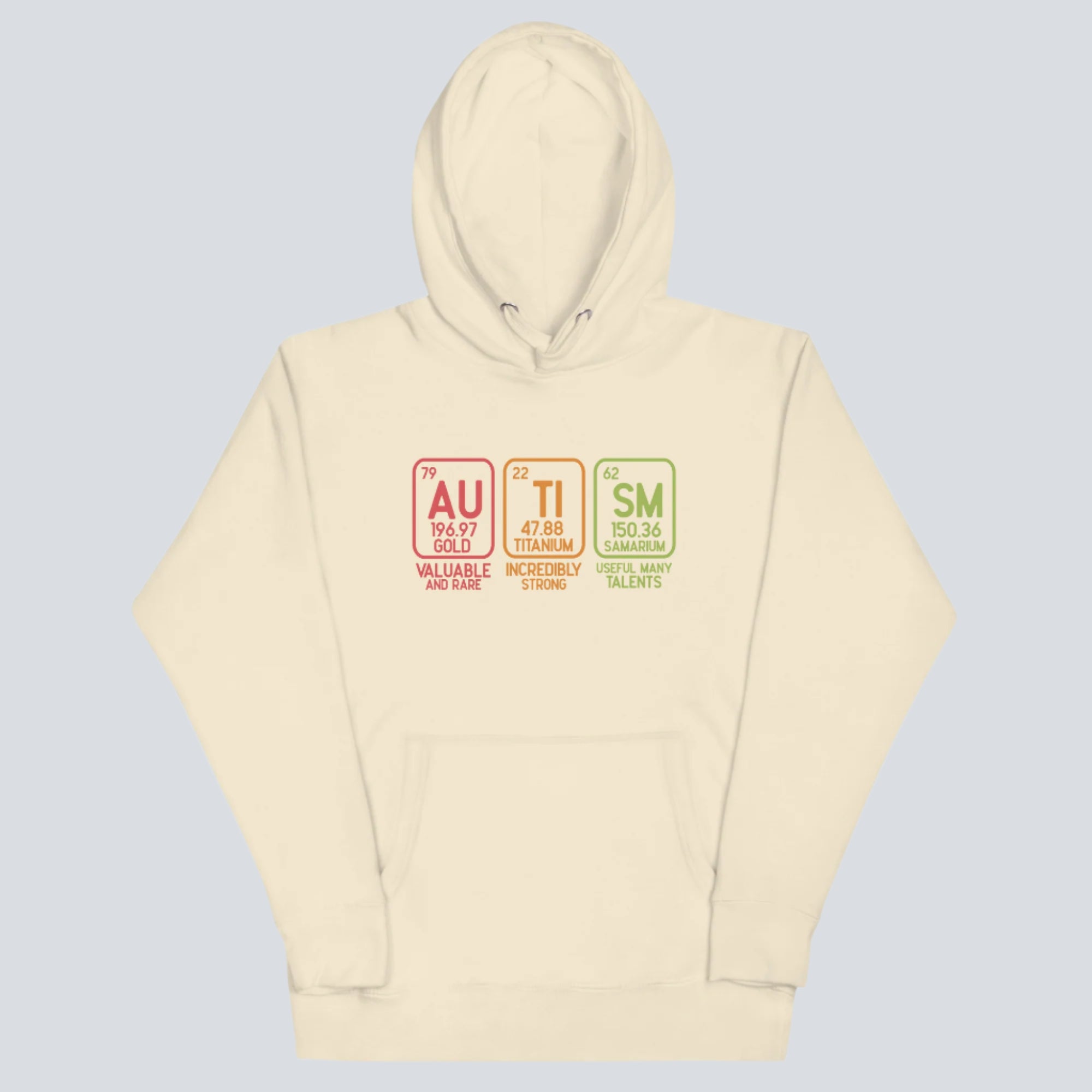 Autism Awareness (Elements) Unisex Hoodie bone