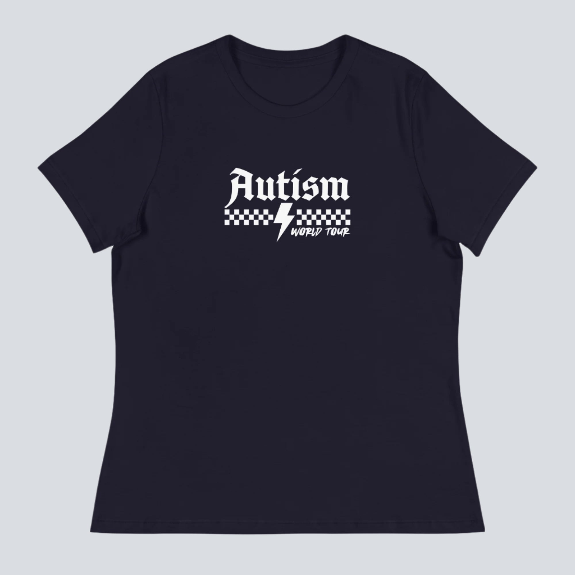 Autism Awareness World Tour Womens T-Shirt