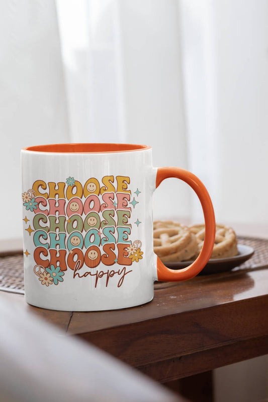 Choose Happy | Ceramic Coffee Mug