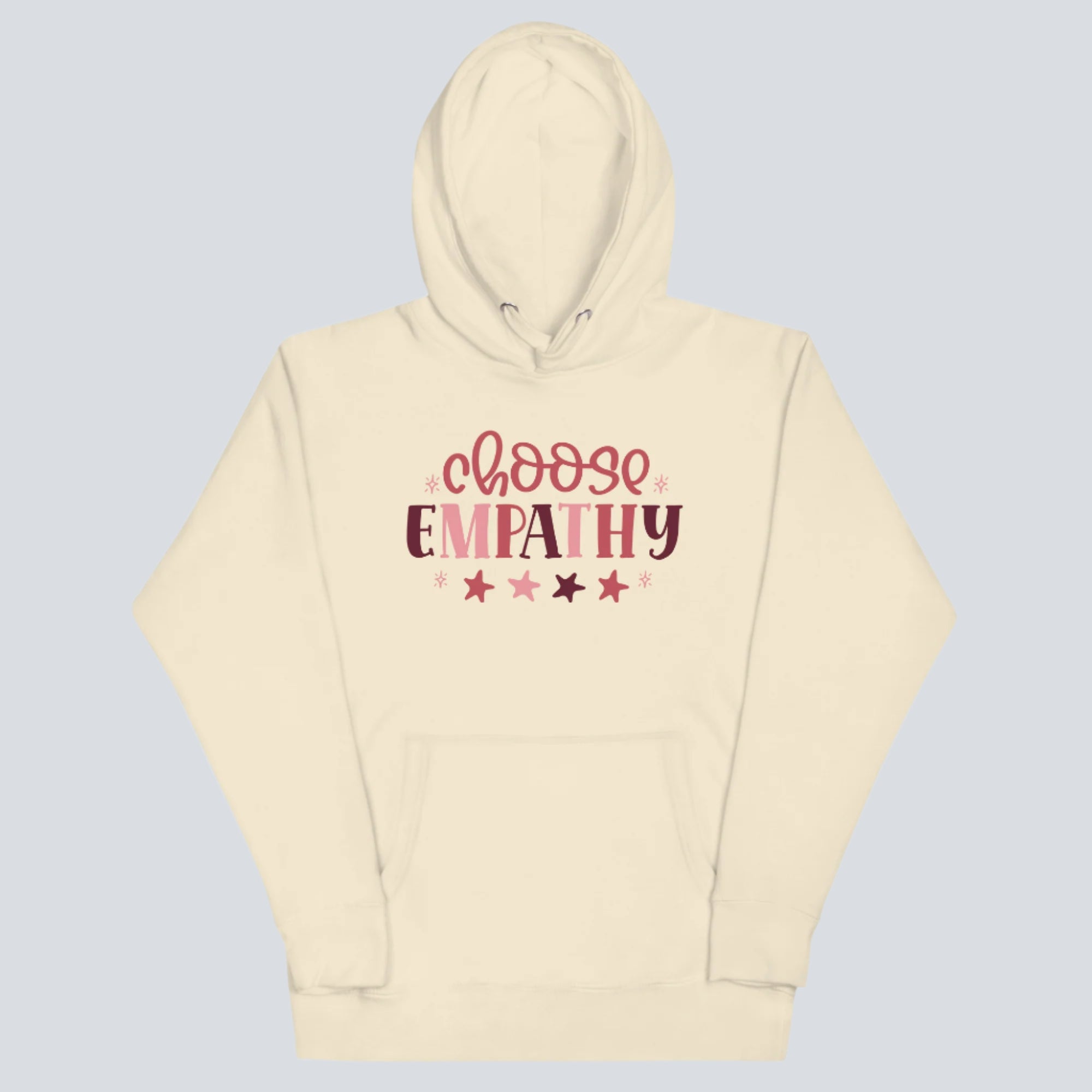 Choose Empathy Unisex Hoodie bone