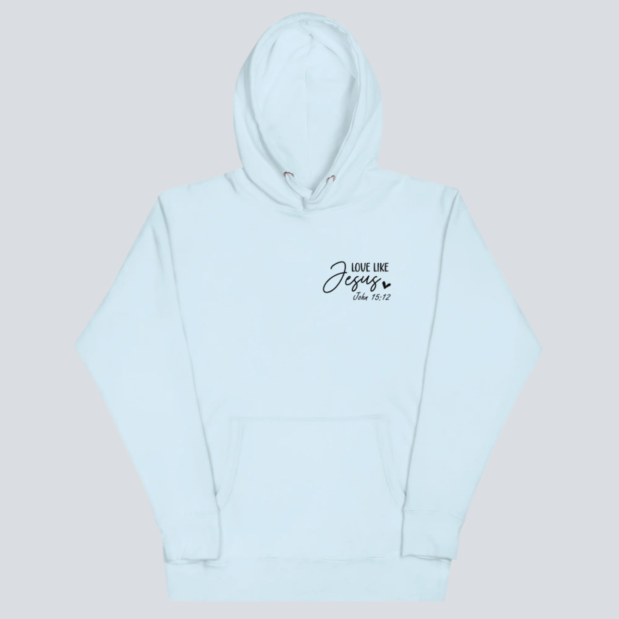 Dear Person Behind Me Christian Hoodie Sky Blue Front