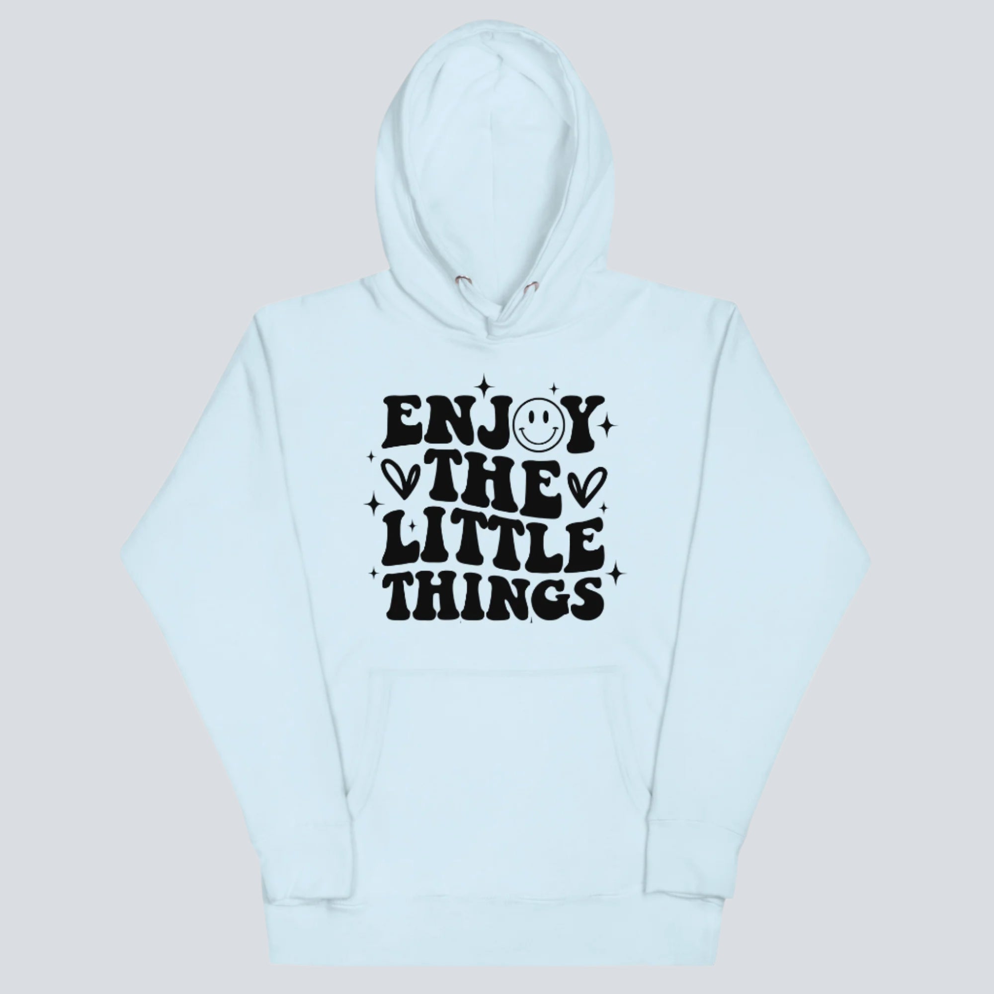 Enjoy the Little Things Unisex Hoodie sky blue