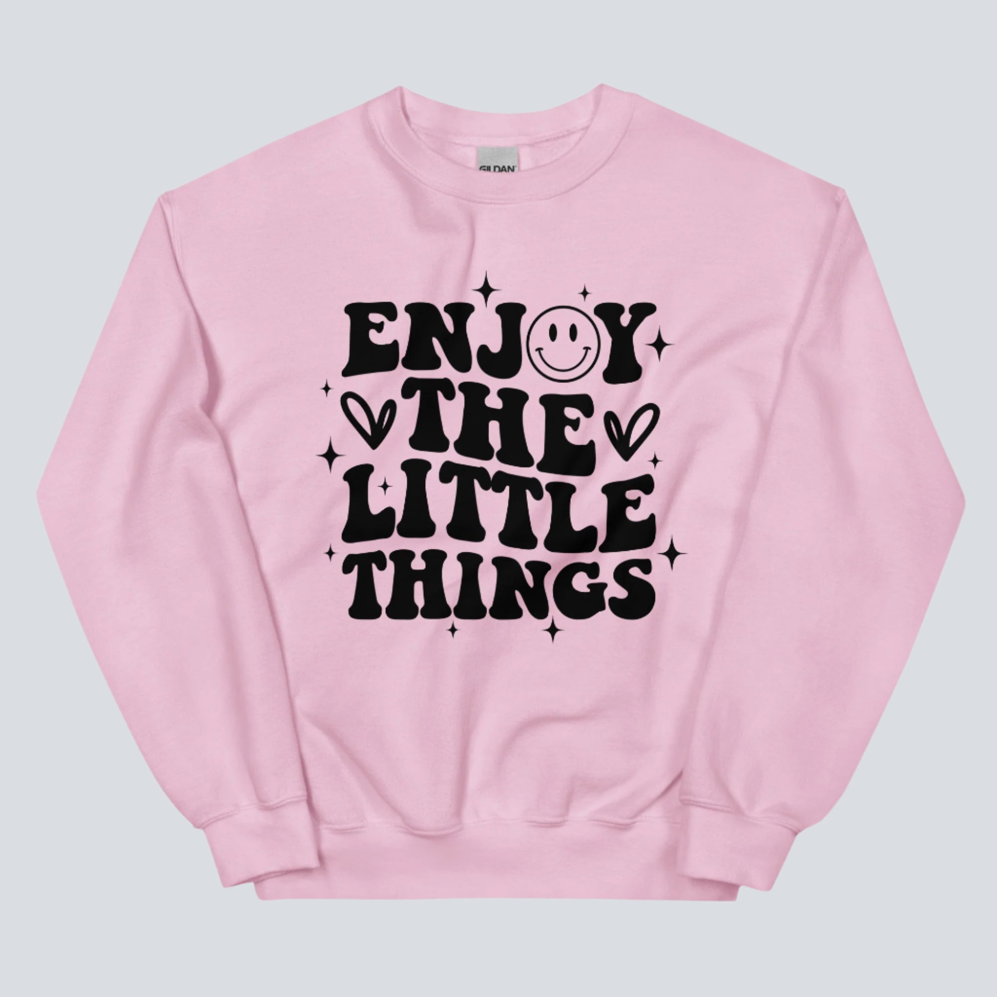 Enjoy the Little Things Unisex Sweatshirt light pink
