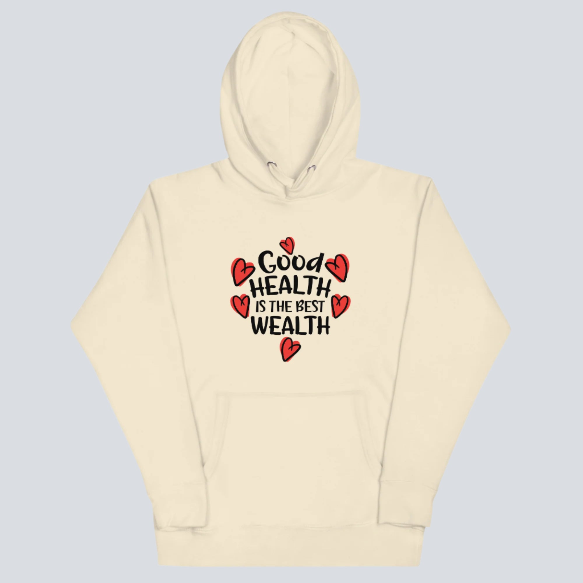 Good_Health_Is_The_Best_Wealth_Unisex_Hoodie bone