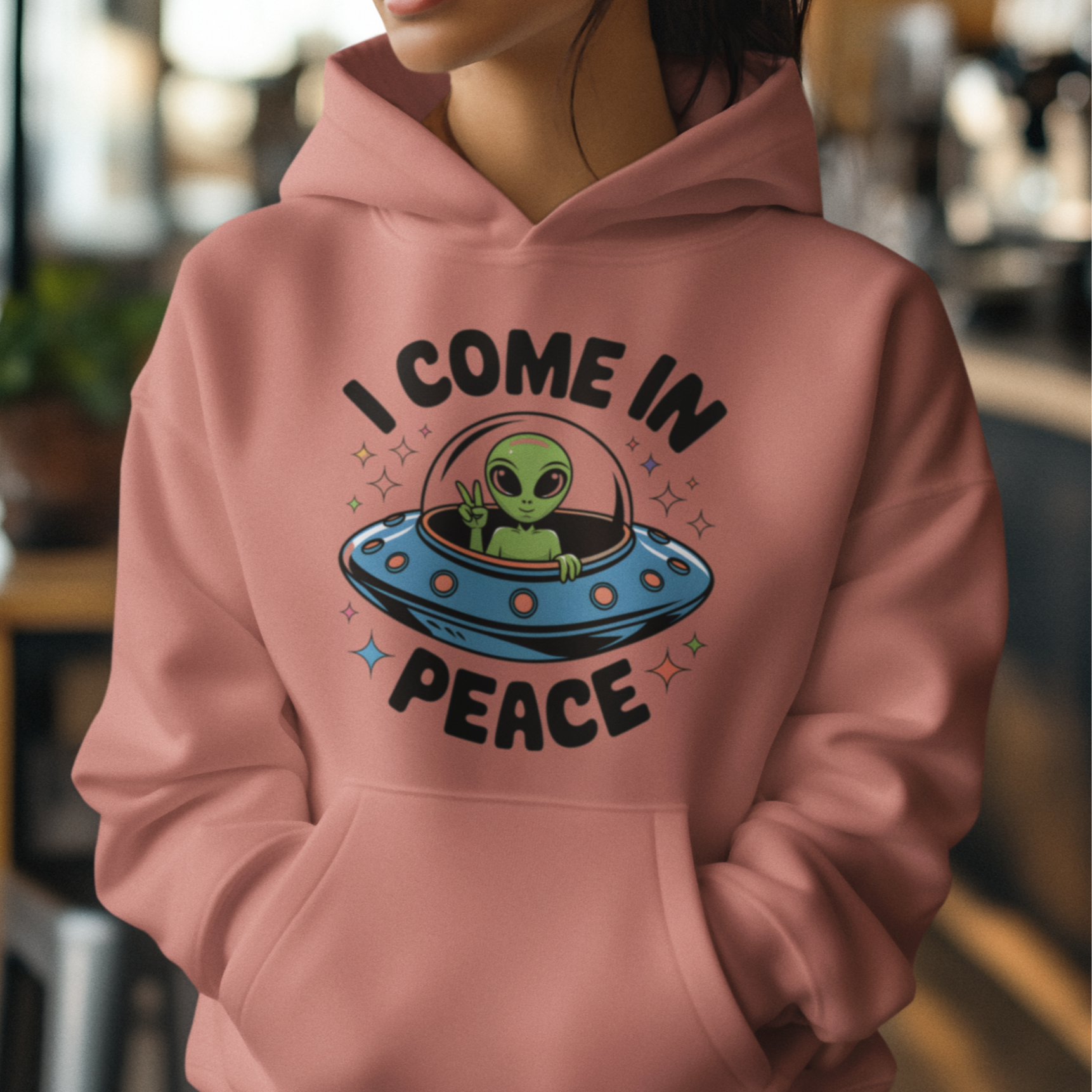 I Come In Peace Unisex Hoodie
