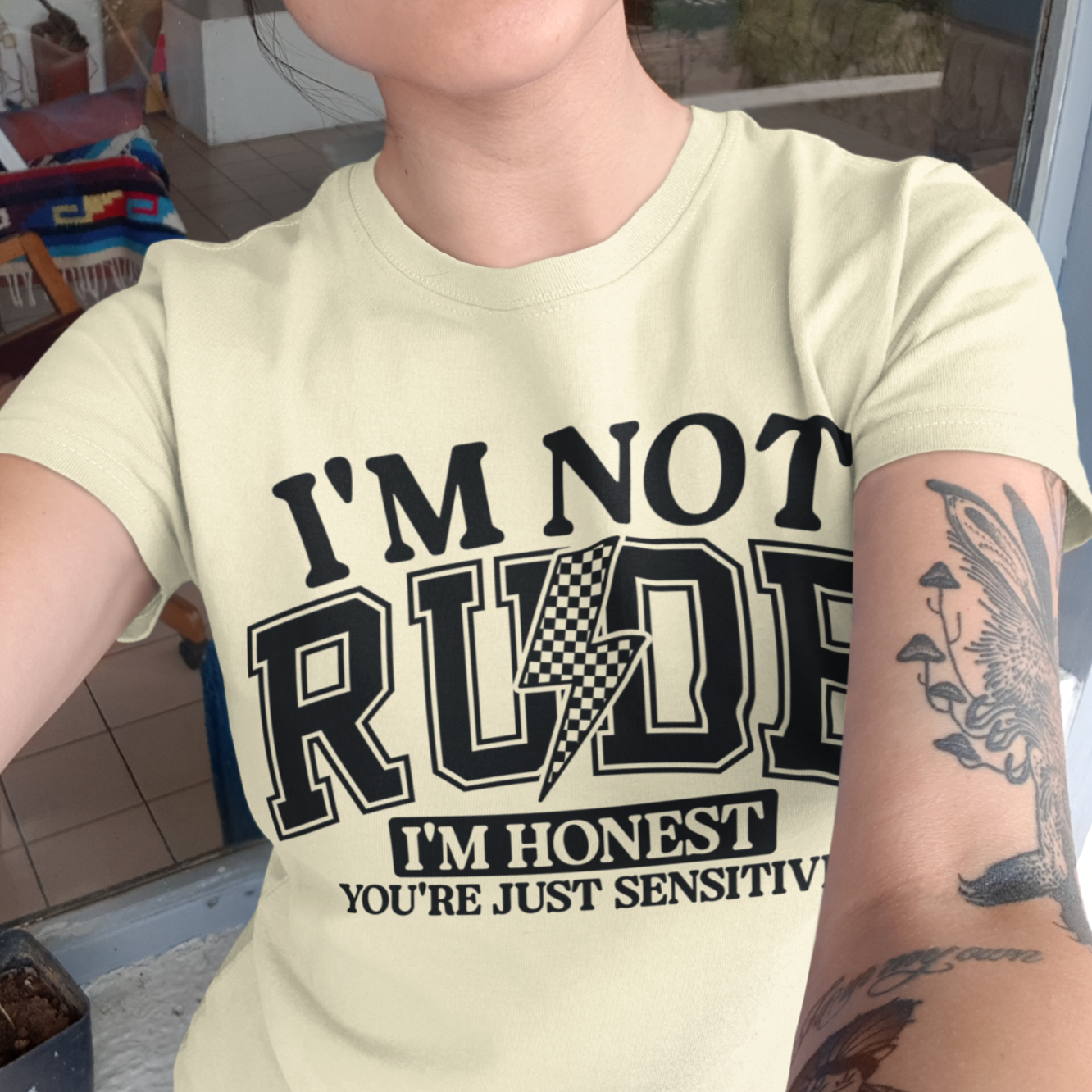 I'm Not Rude Just Honest Womens T-Shirt