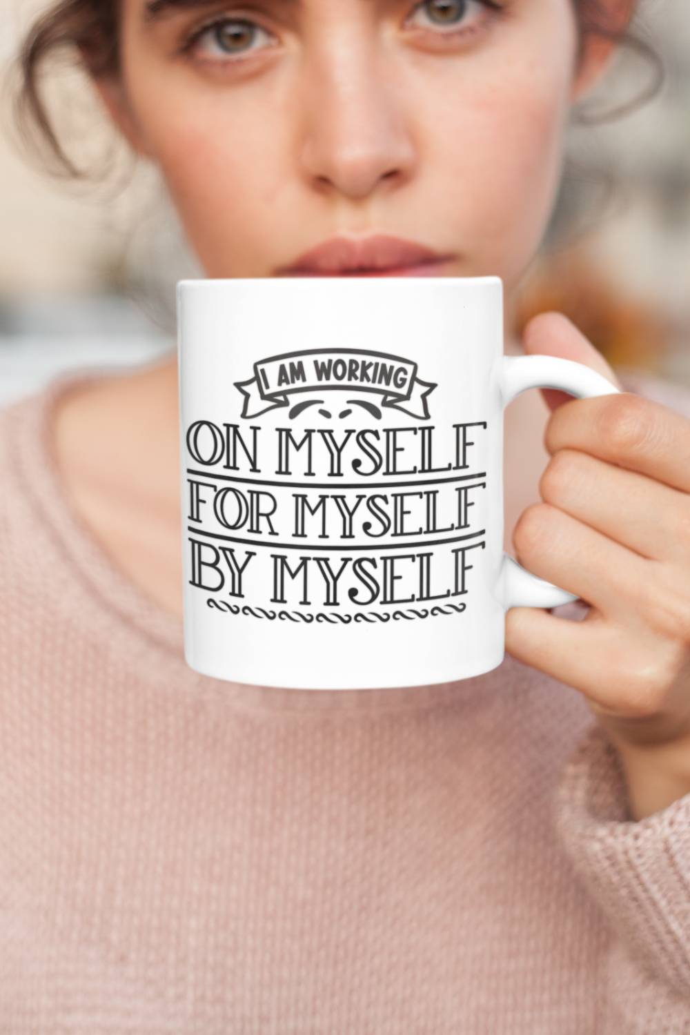 I'm Working on Myself Coffee Mug