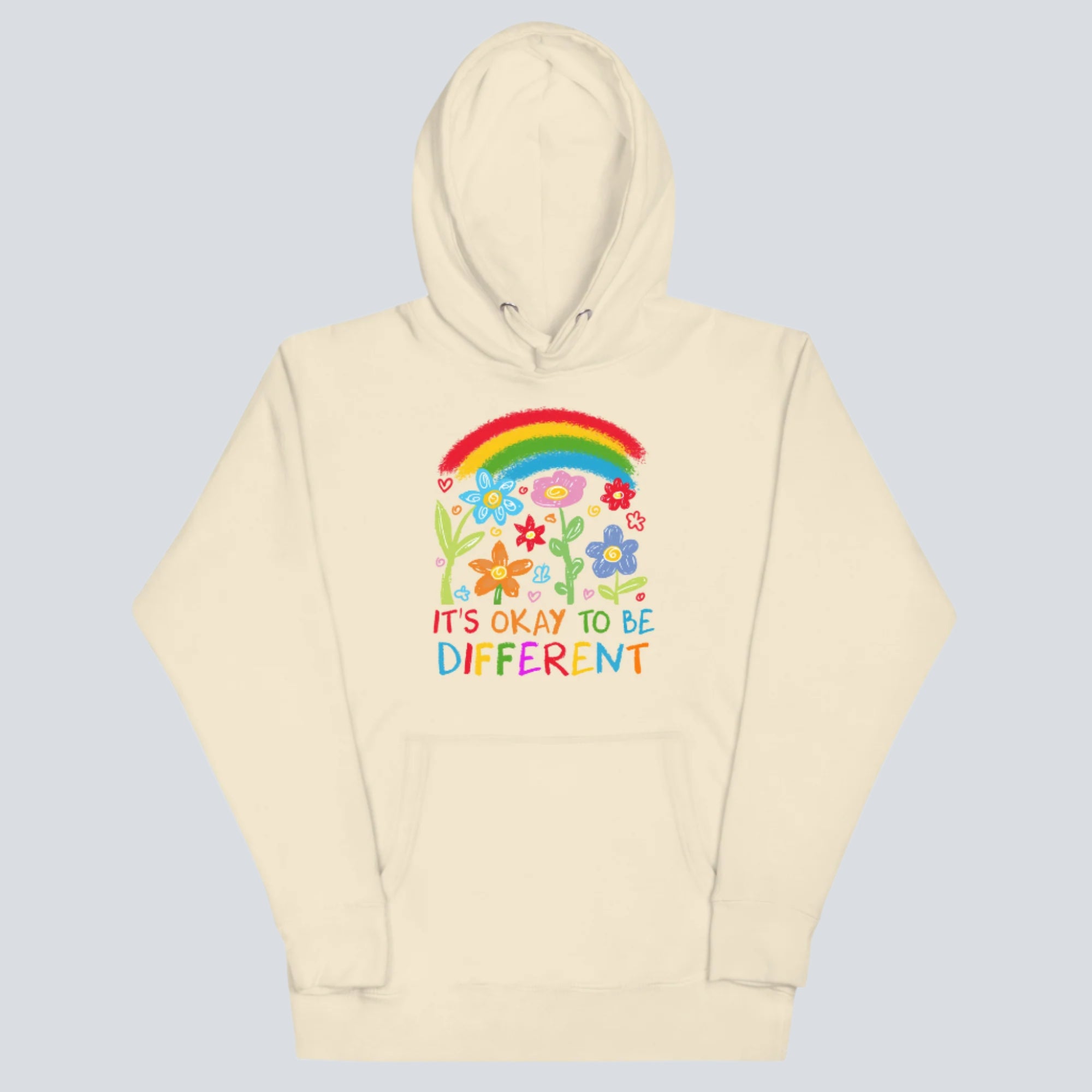 It's Okay to Be Different (Autism Awareness) Hoodie bone