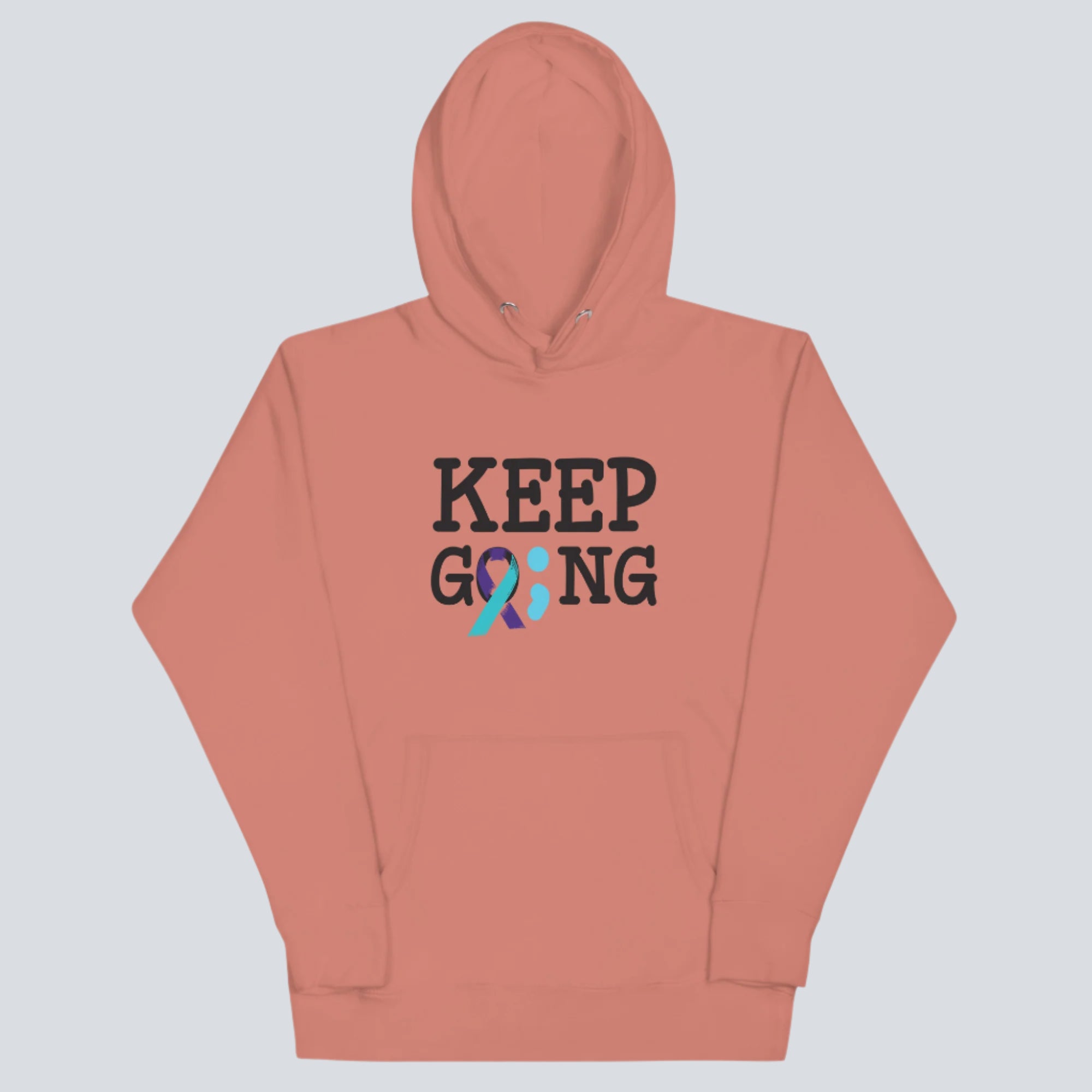 Keep Going (Semicolon) Suicide Prevention Unisex Hoodie