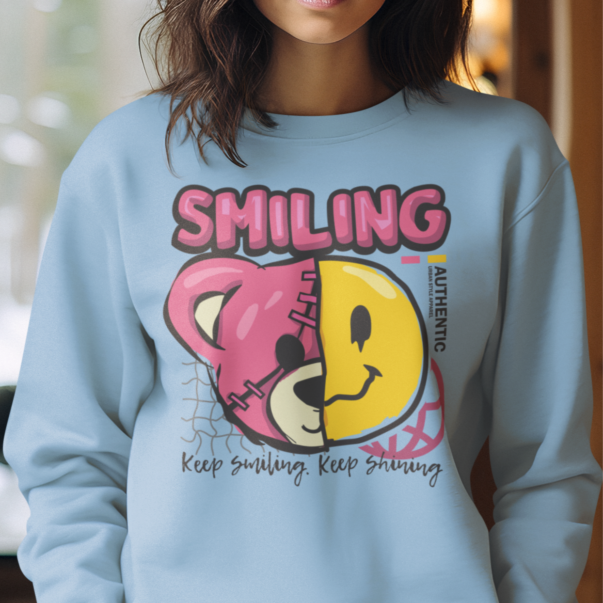 Keep Smiling Keep Shining Unisex Sweatshirt