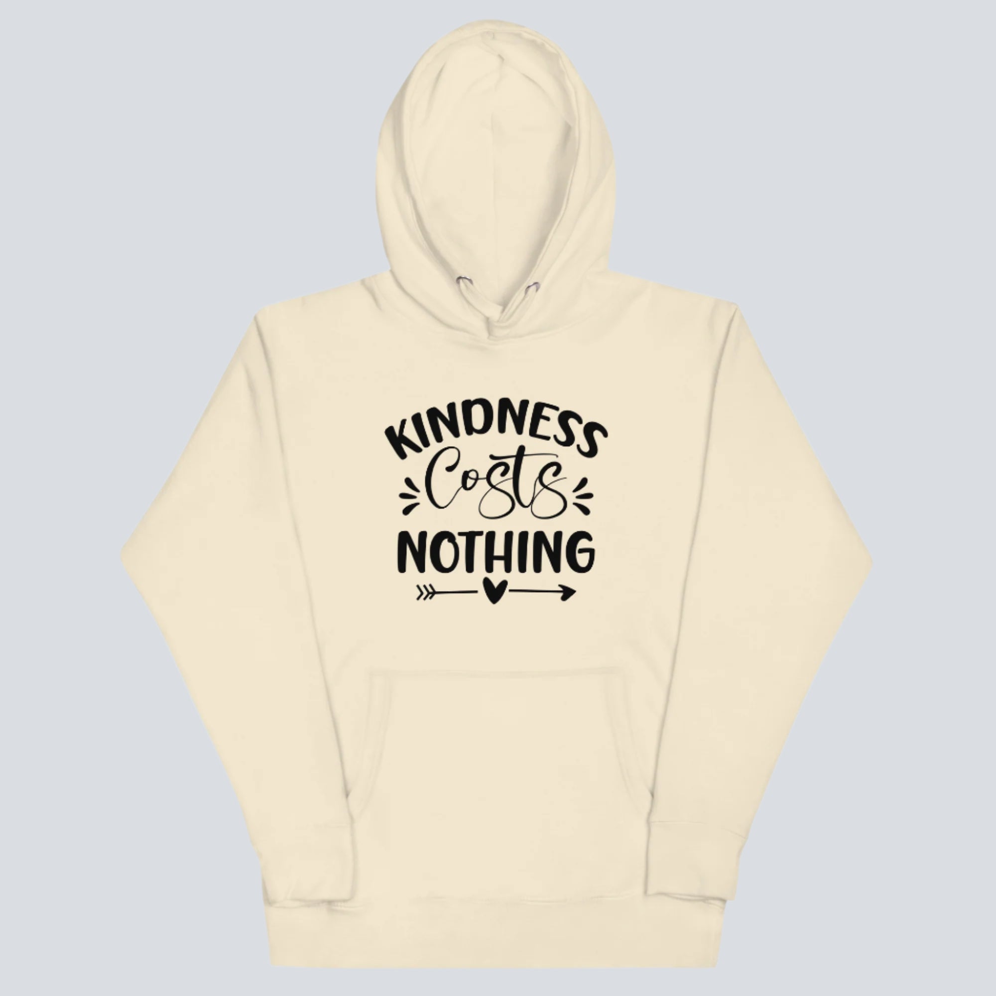 Kindness Costs Nothing Unisex Hoodie bone