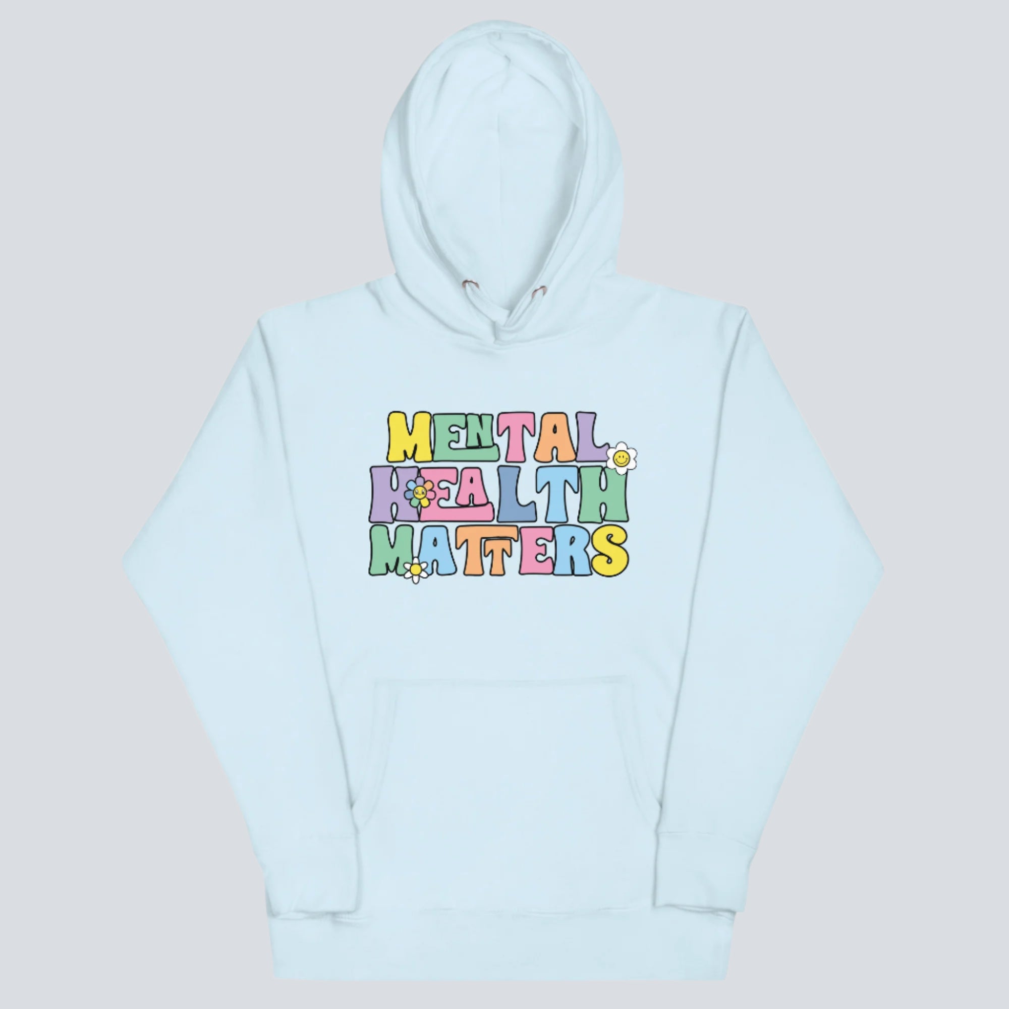 Mental Health Matters Unisex Hoodie sky blue