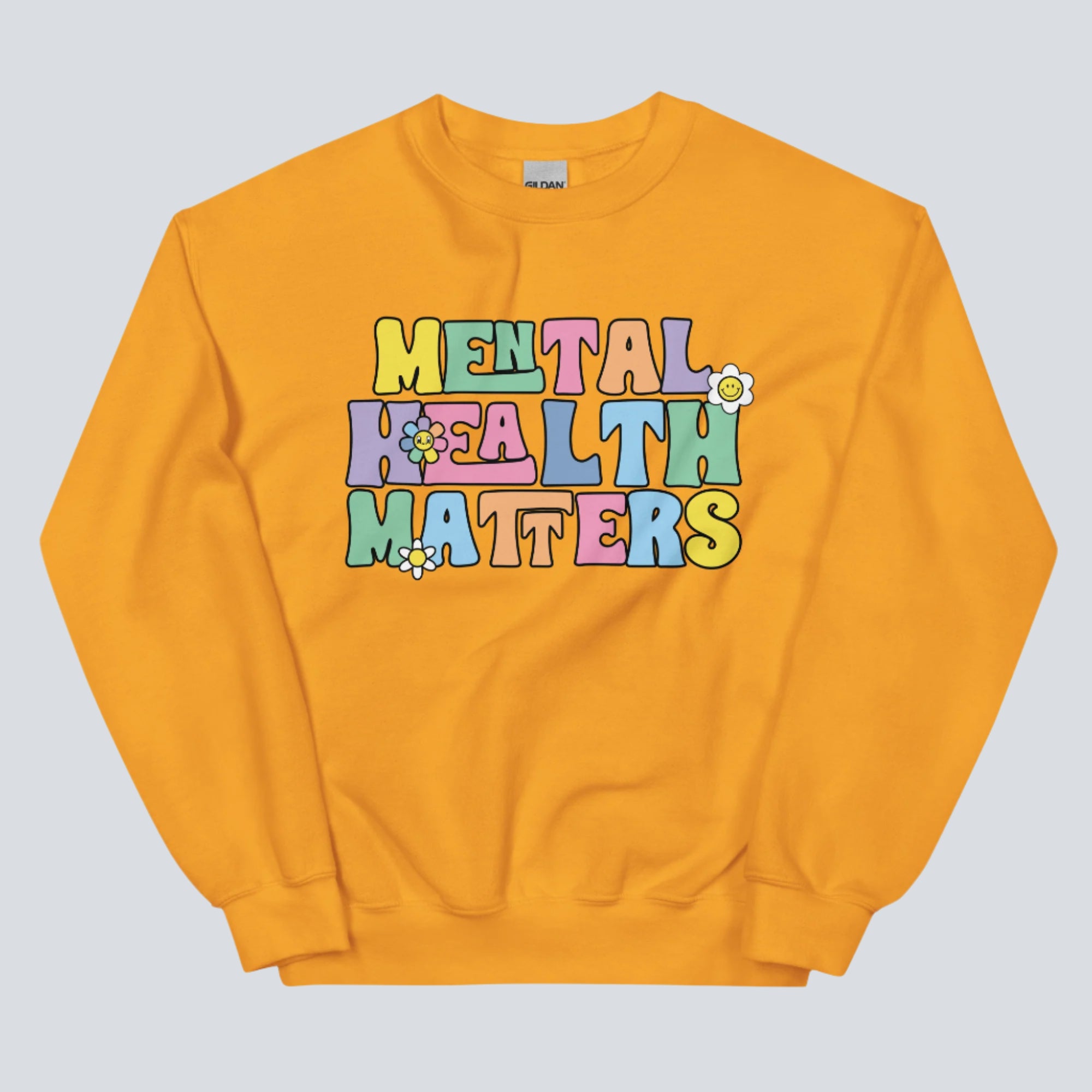 Mental Health Matters Unisex Sweatshirt gold