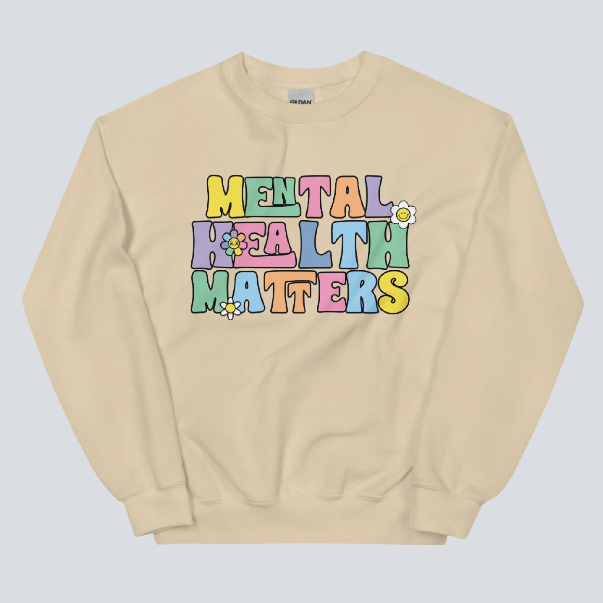 Mental Health Matters Unisex Sweatshirt sand