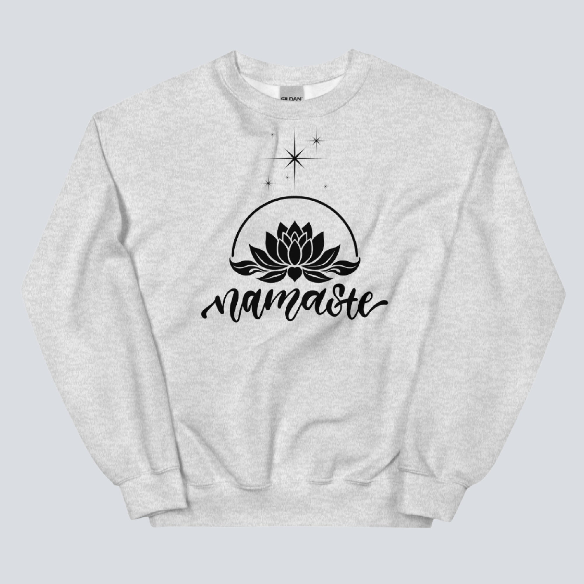 Namaste Spiritual Sweatshirt ash
