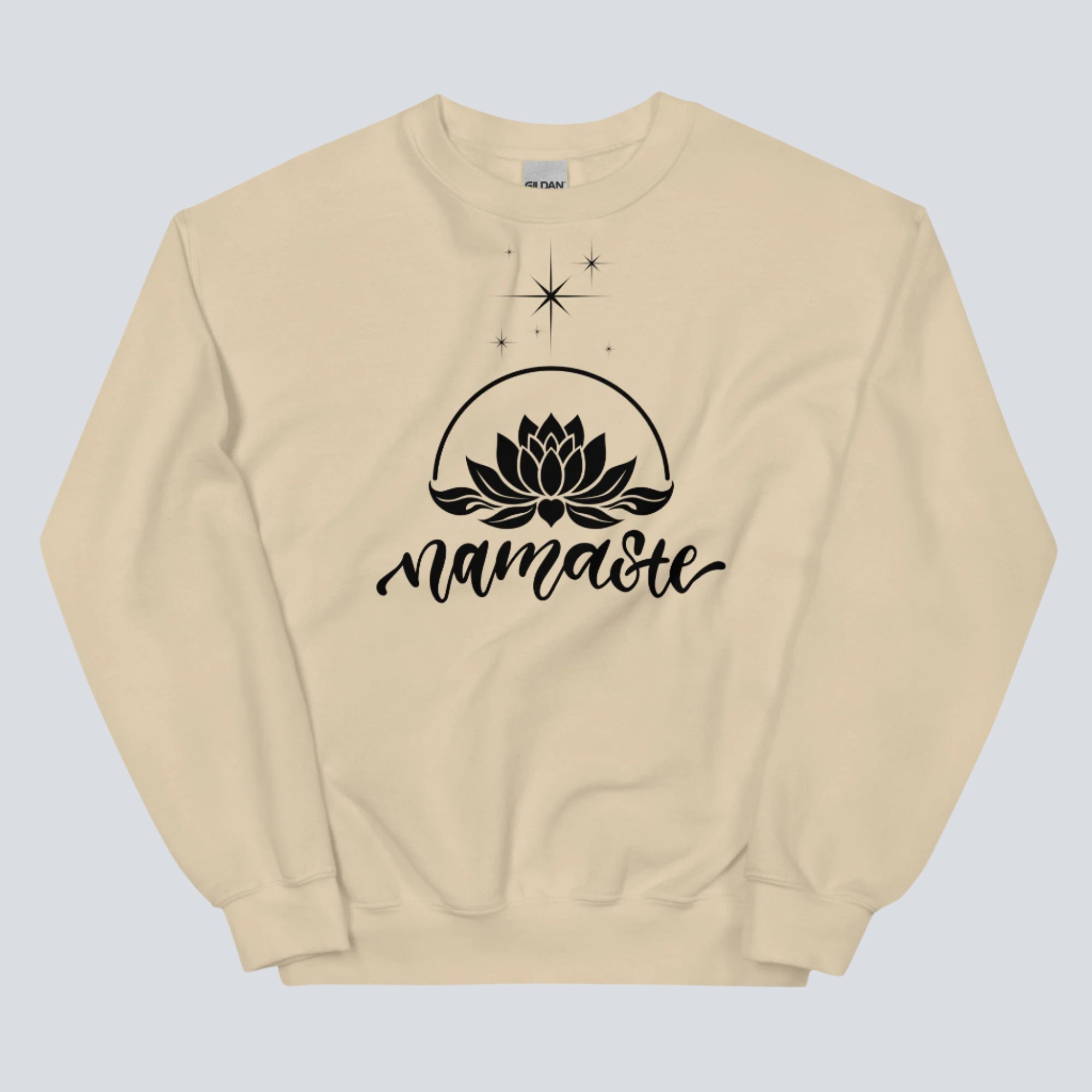 Namaste Spiritual Sweatshirt sand