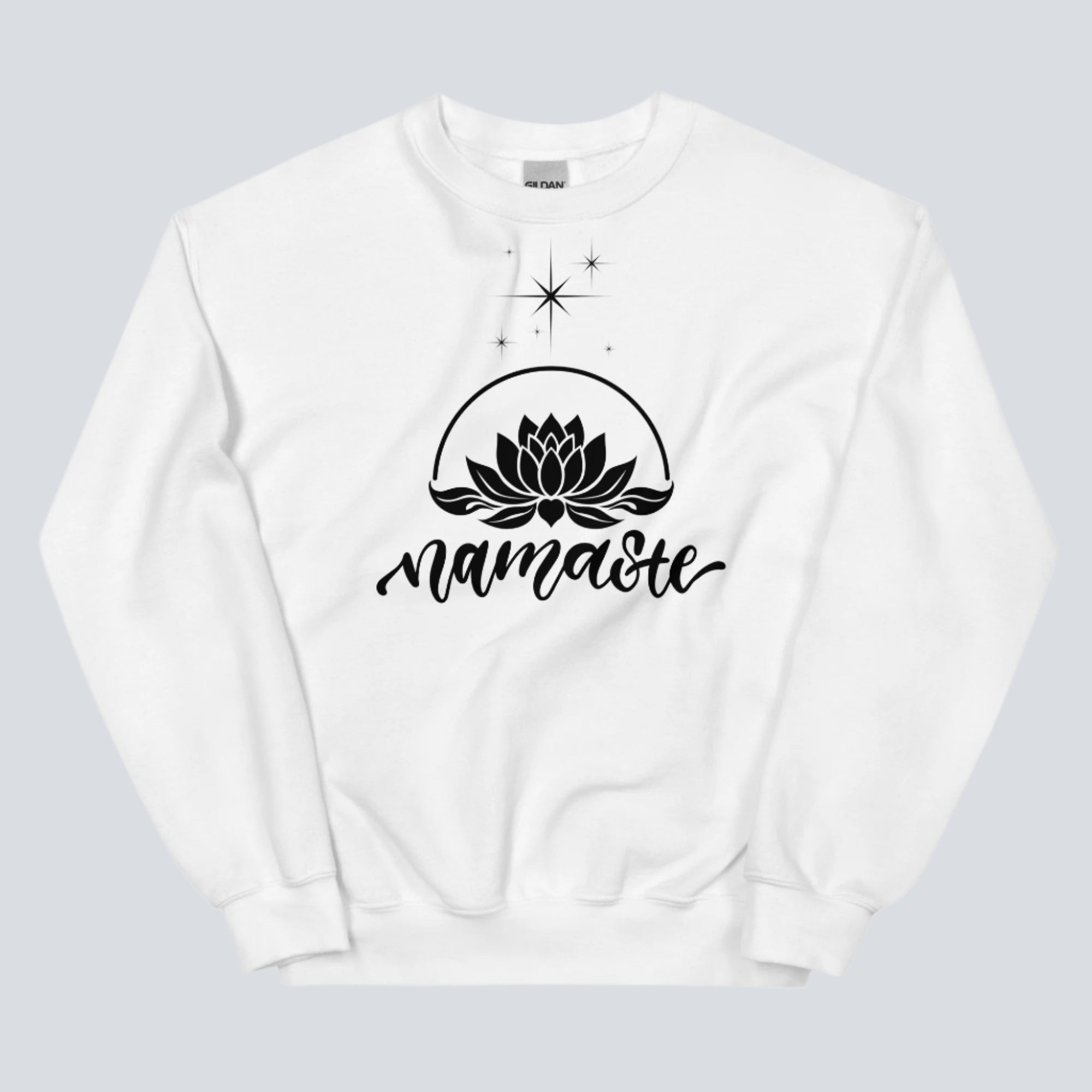 Namaste Spiritual Sweatshirt white