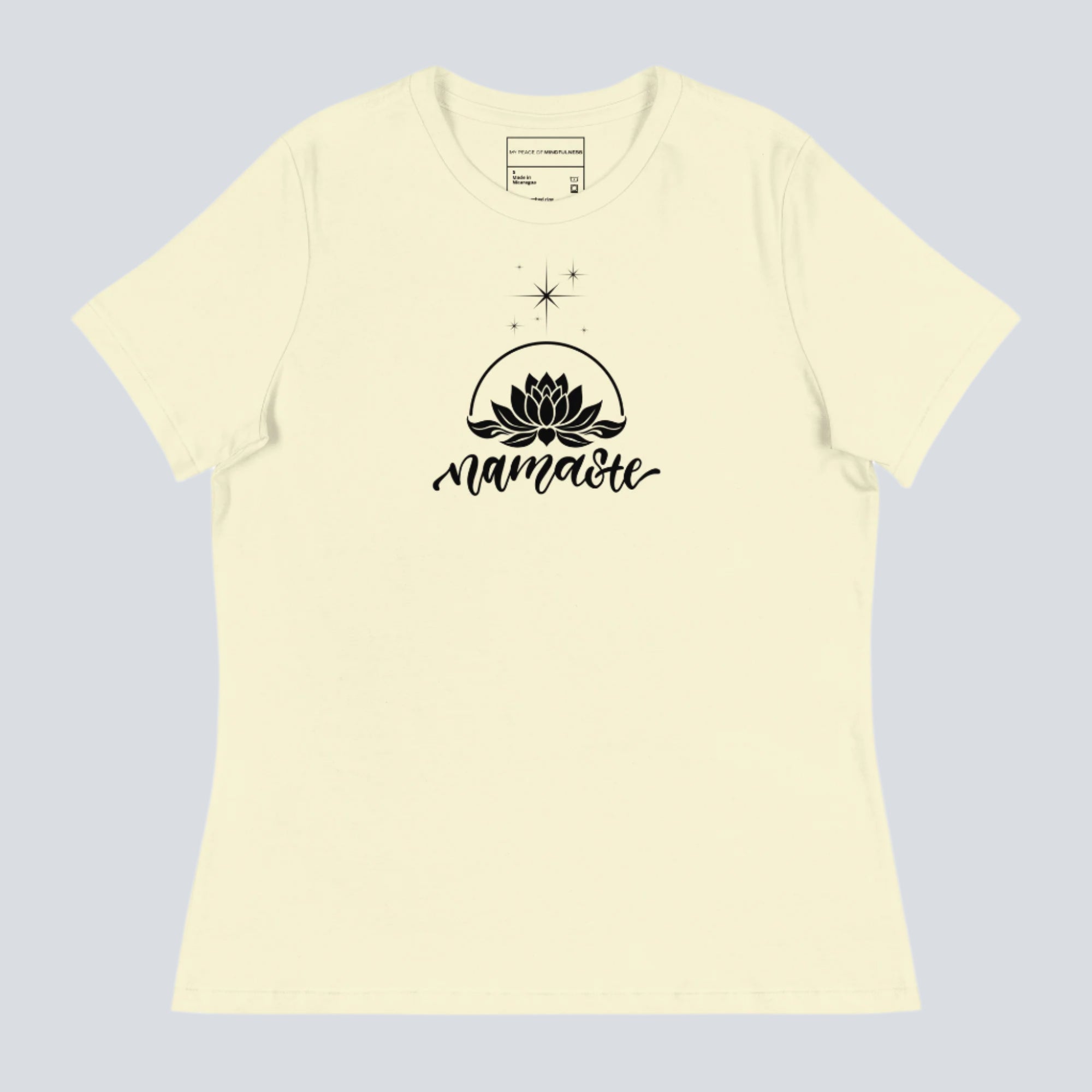 Namaste_Women_s_Spiritual_T-Shirt (citron)