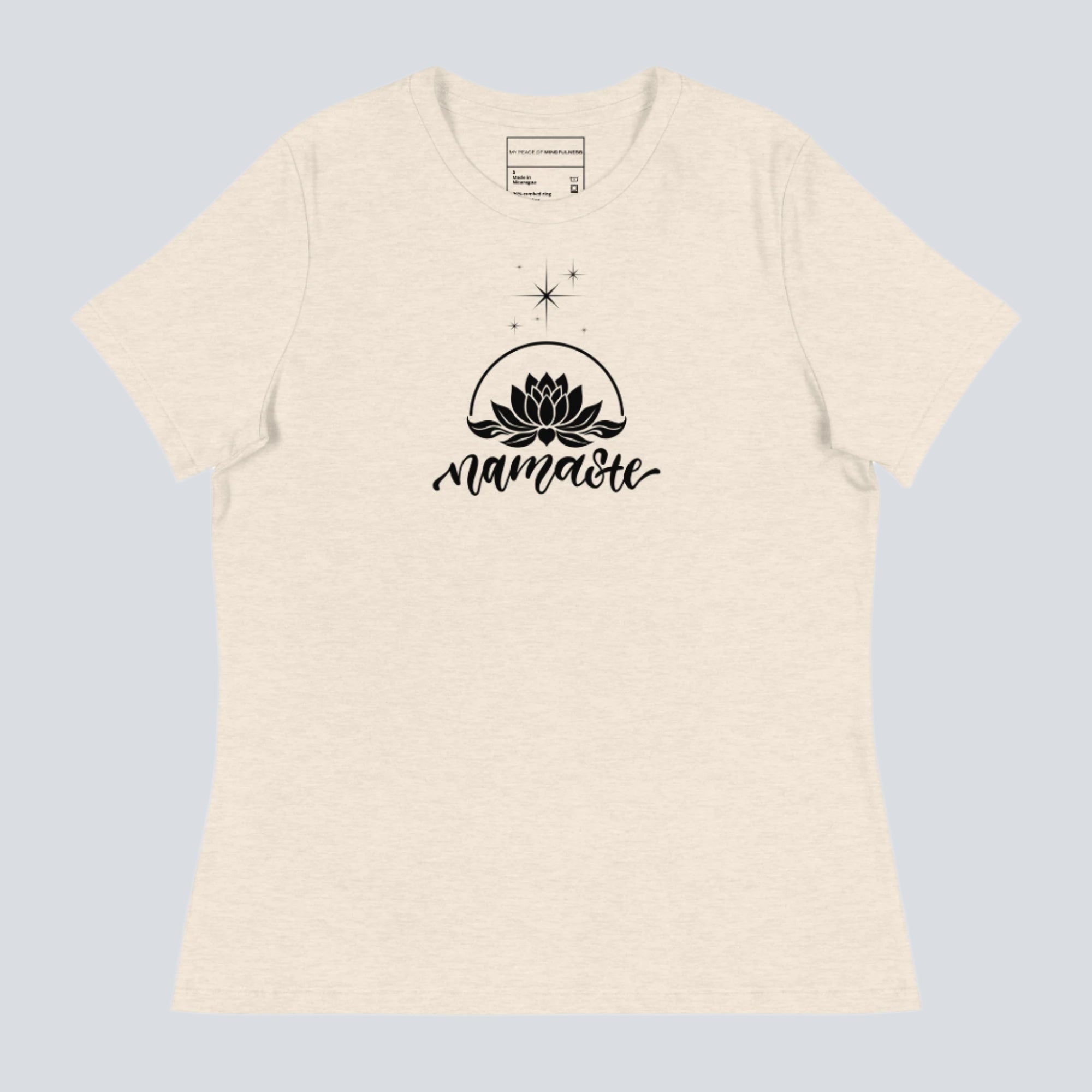 Namaste_Women_s_Spiritual_T-Shirt (heather prism natural)