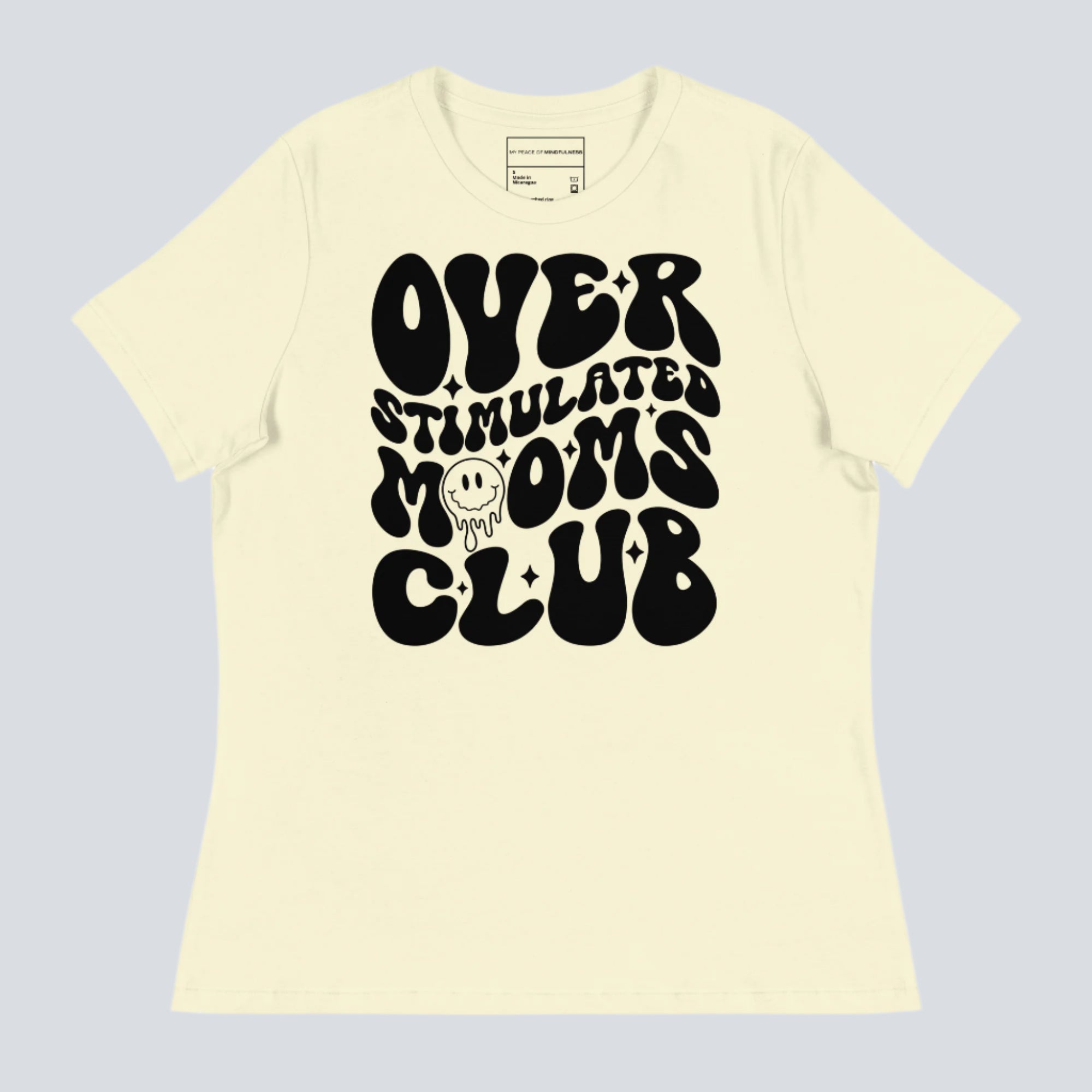 Overstimulated Moms Club T-shirt (Citron)