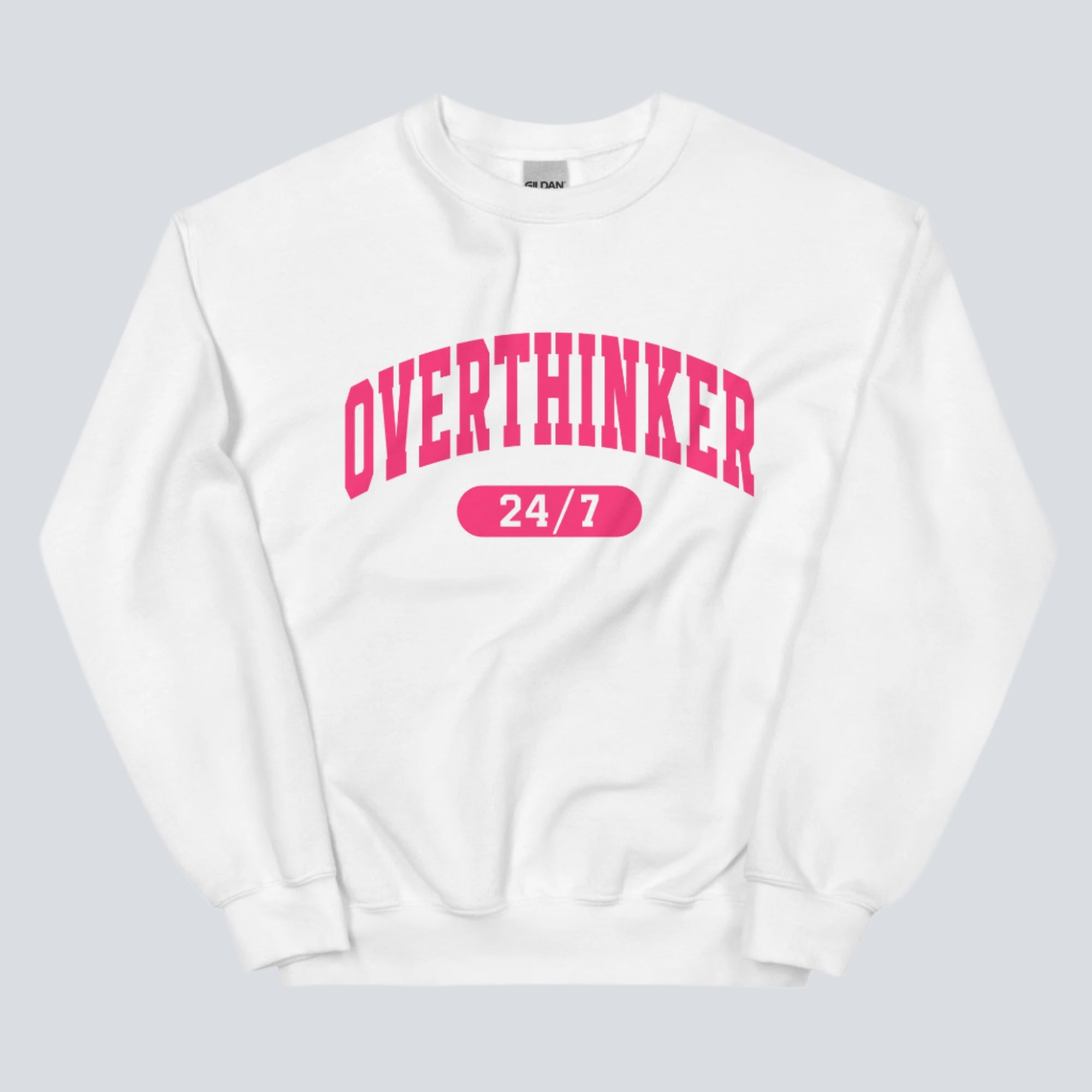 Overthinker 24/7 Sweatshirt white