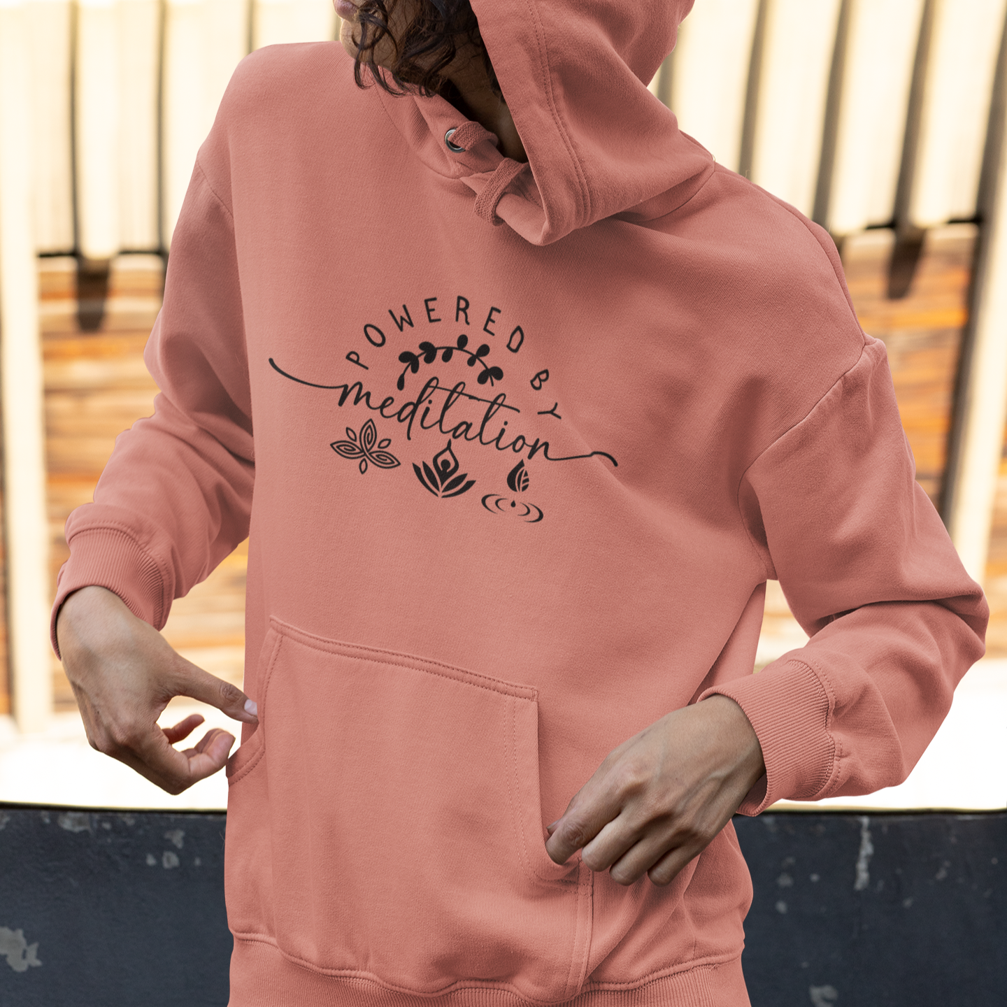 Powered by Meditation Hoodie