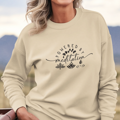 Powered by Meditation Sweatshirt