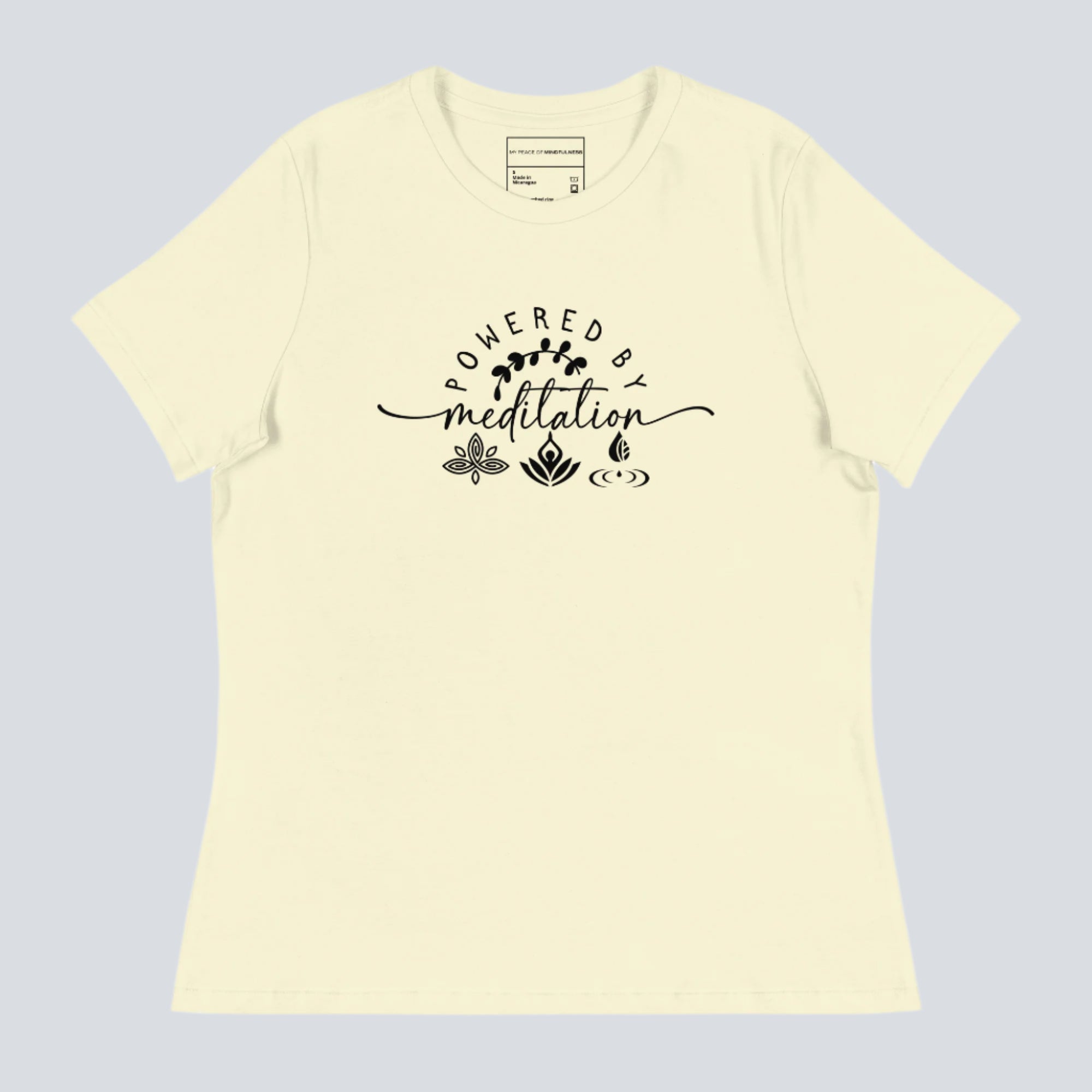 Powered by Meditation Women's T-Shirt citron