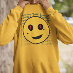 Protect Your Energy (Smiley Face) Unisex Sweatshirt