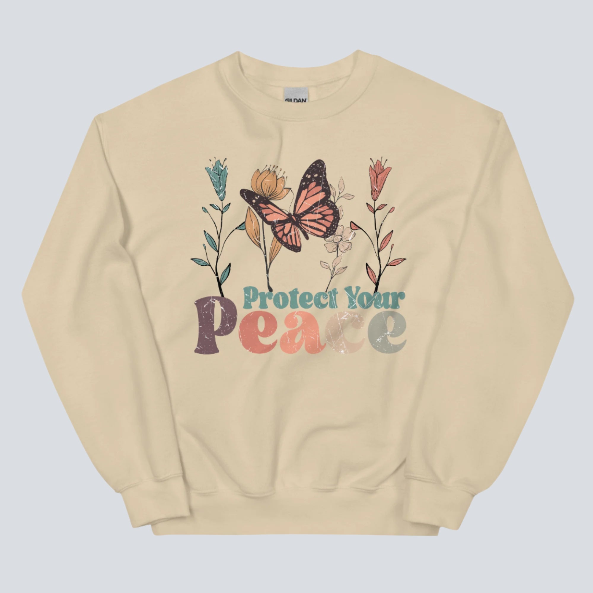 Protect Your Peace Unisex Sweatshirt sand