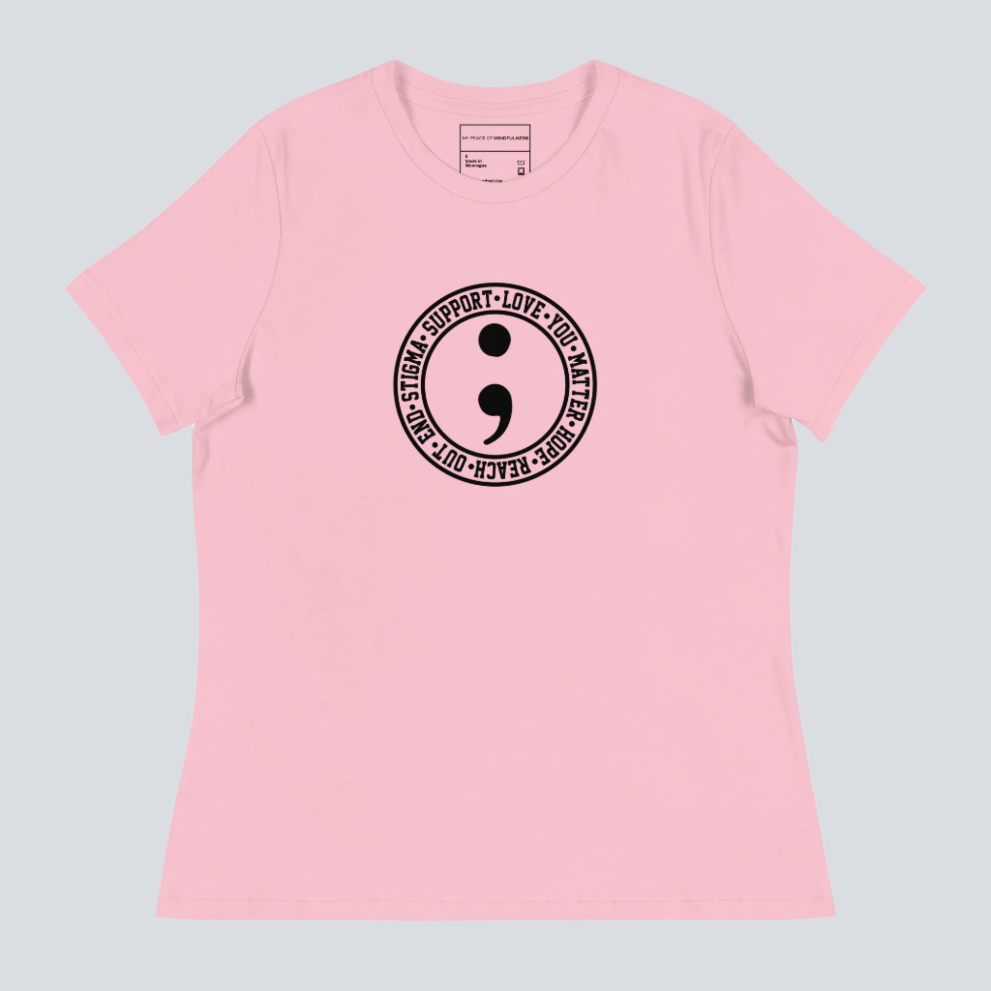 Semicolon (Mental Health Awareness) Women's T-Shirt