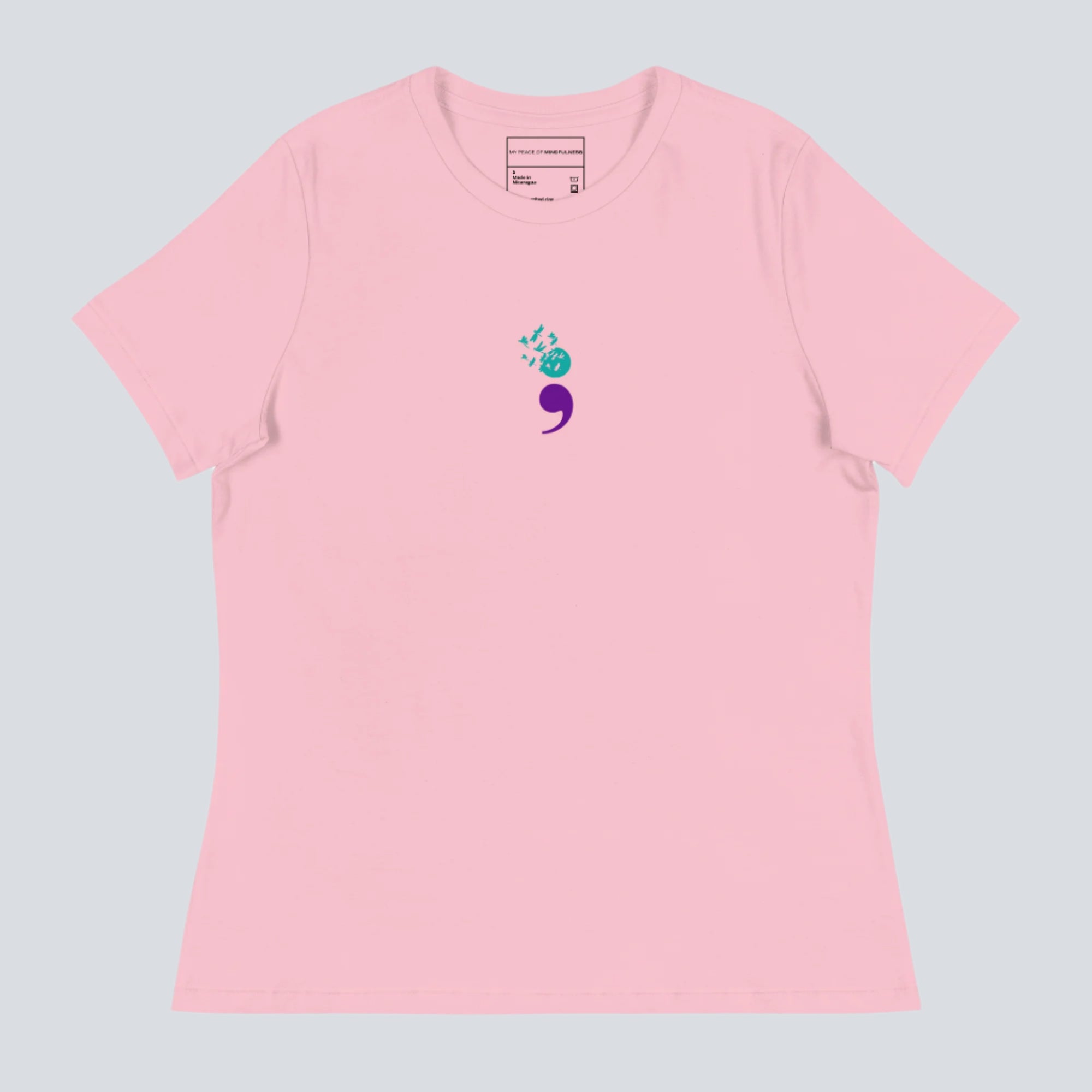 Semicolon Womens T-Shirt