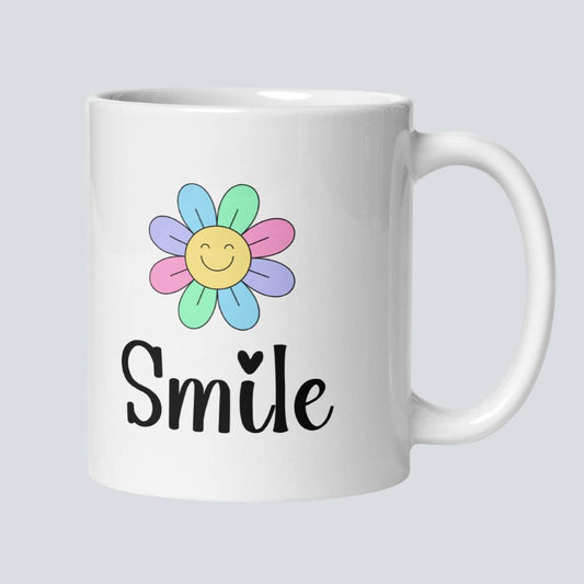 Smiley Flower | 11 oz Ceramic Coffee Mug