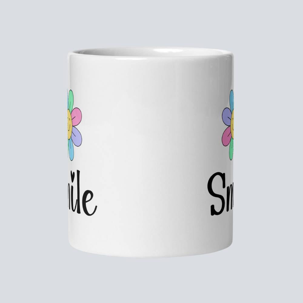 Smiley Flower | 11 oz Ceramic Coffee Mug