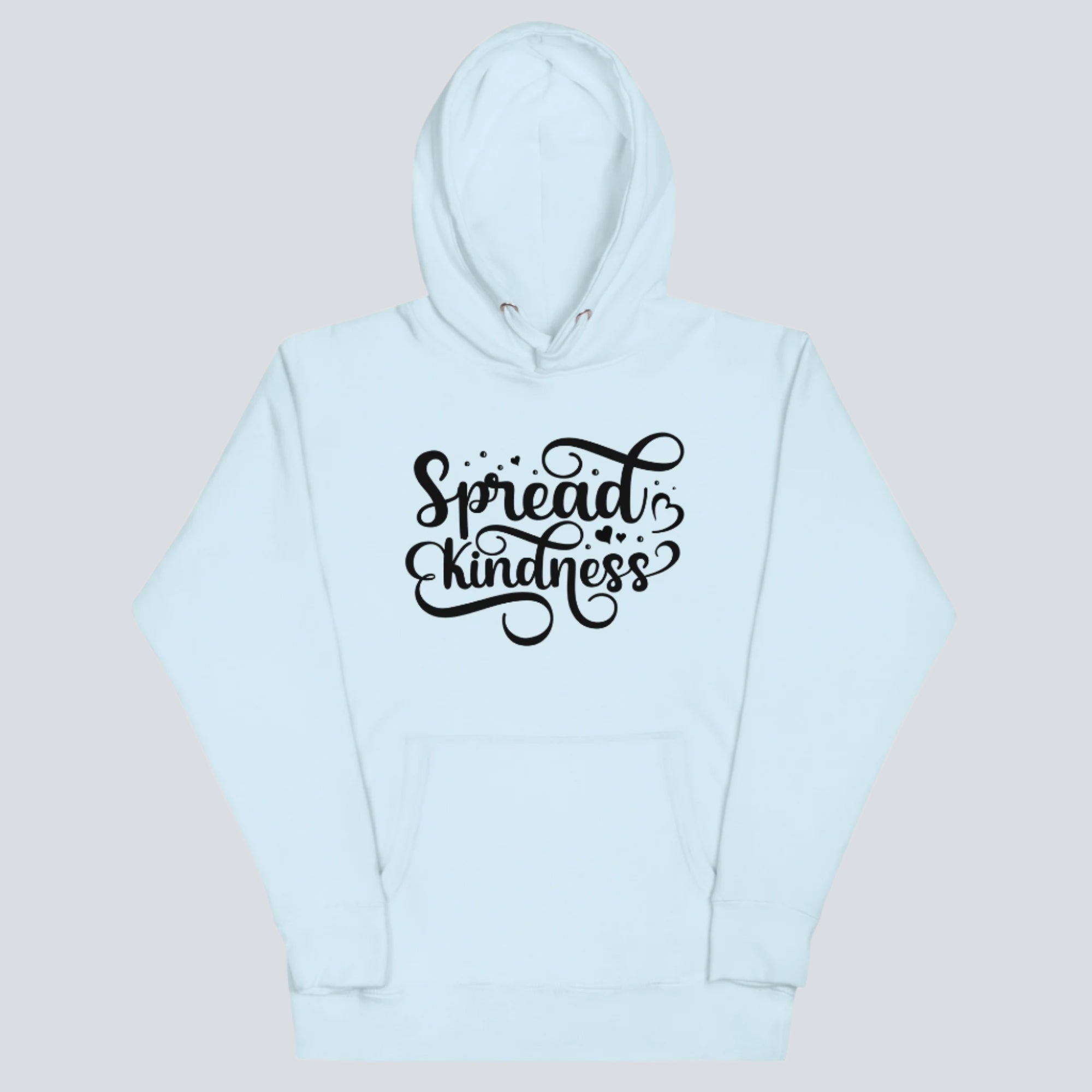 Spread Kindness Hoodie sky blue