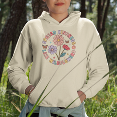 Spread Kindness Like Wildflowers Unisex Hoodie