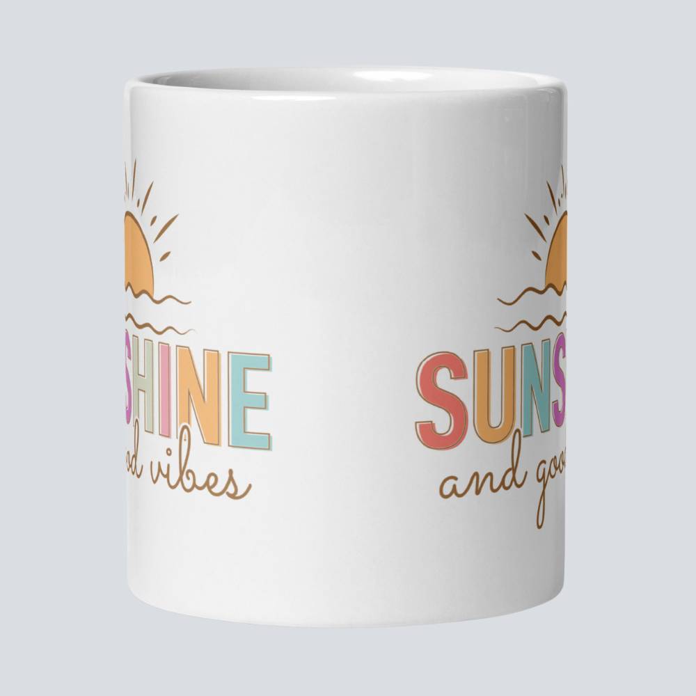 Sunshine & Good Vibes | Ceramic Coffee Mug