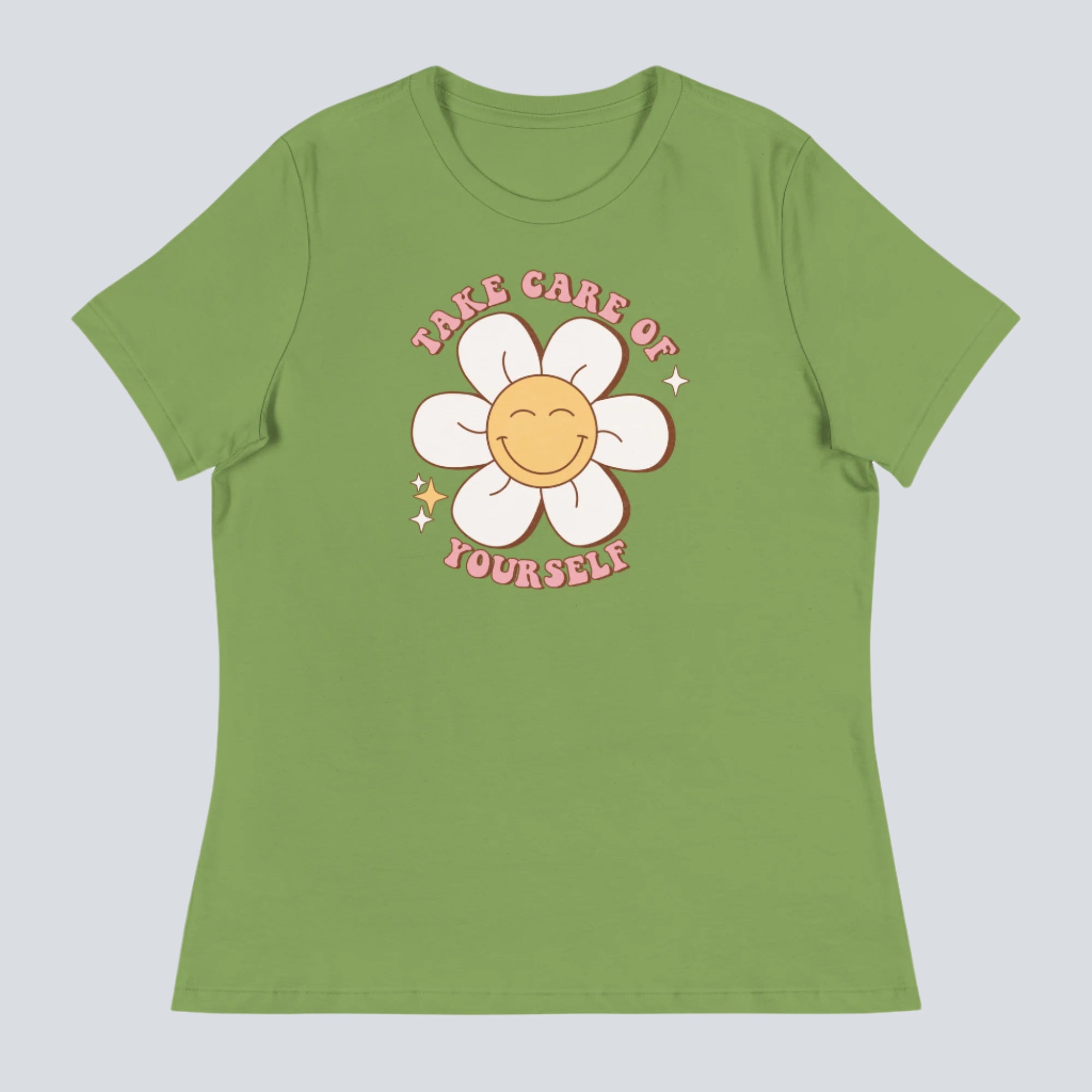 Take Care of Yourself Womens T-Shirt leaf