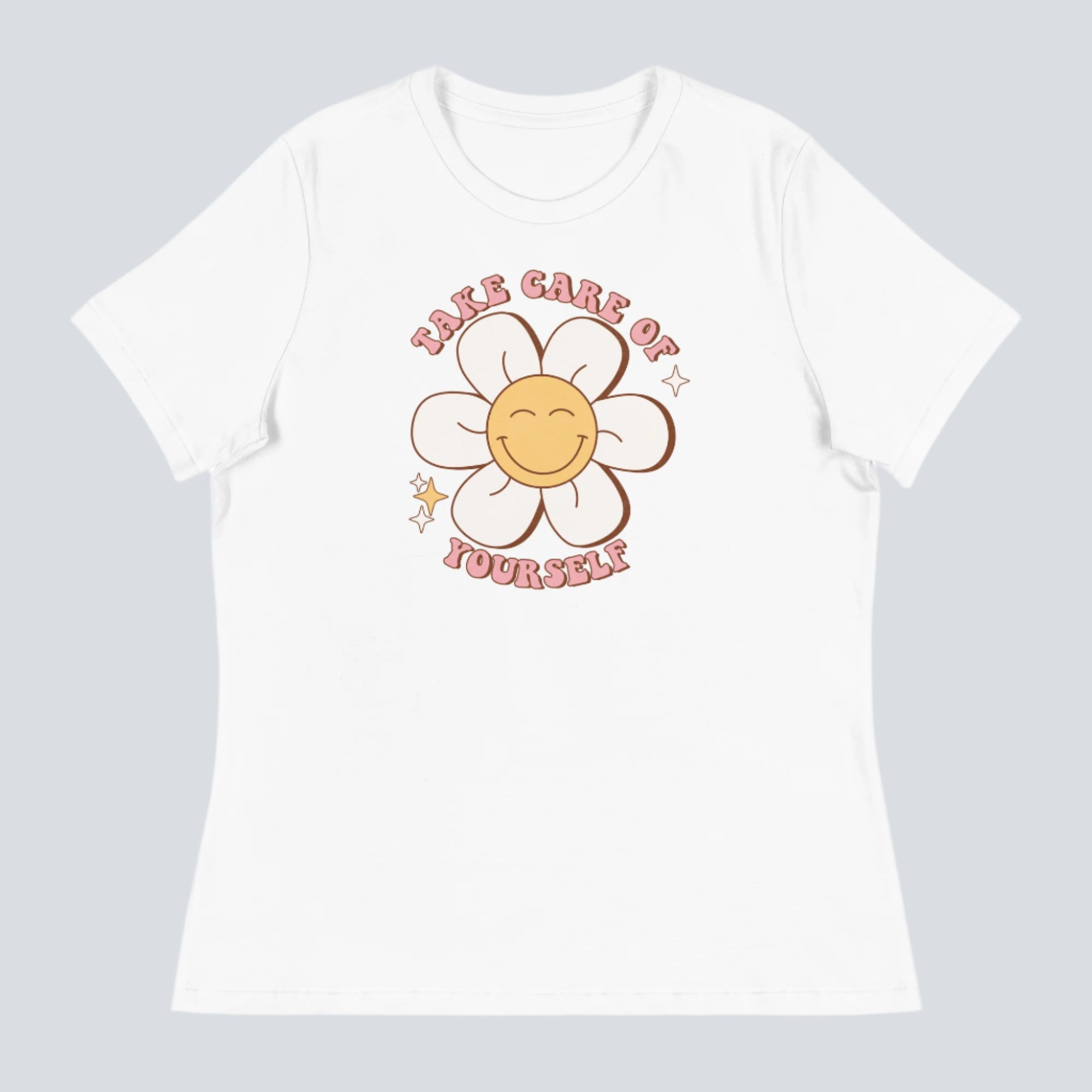 Take Care of Yourself Womens T-Shirt white