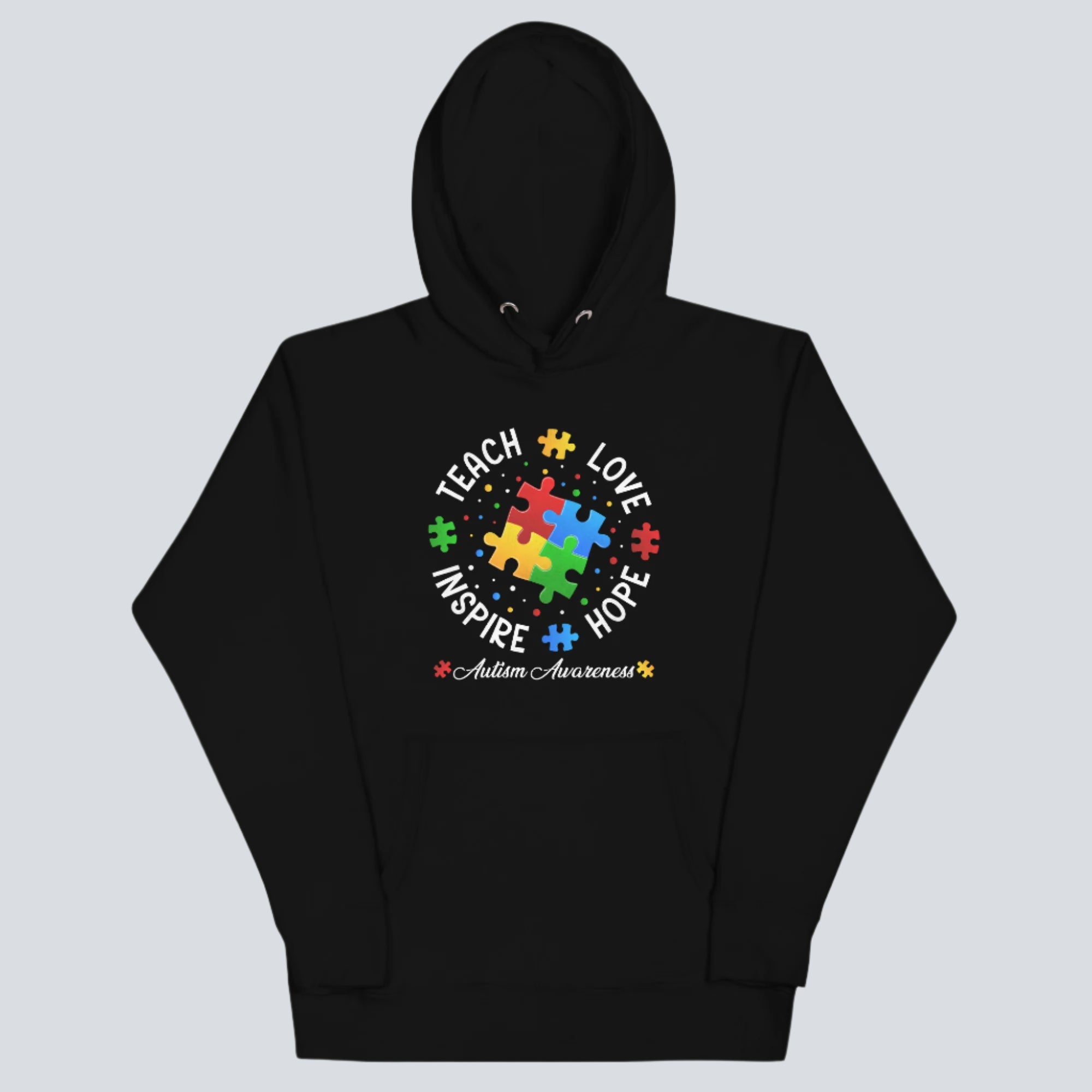 Teach, Love, Inspire, Hope (Autism Awareness) Unisex Hoodie