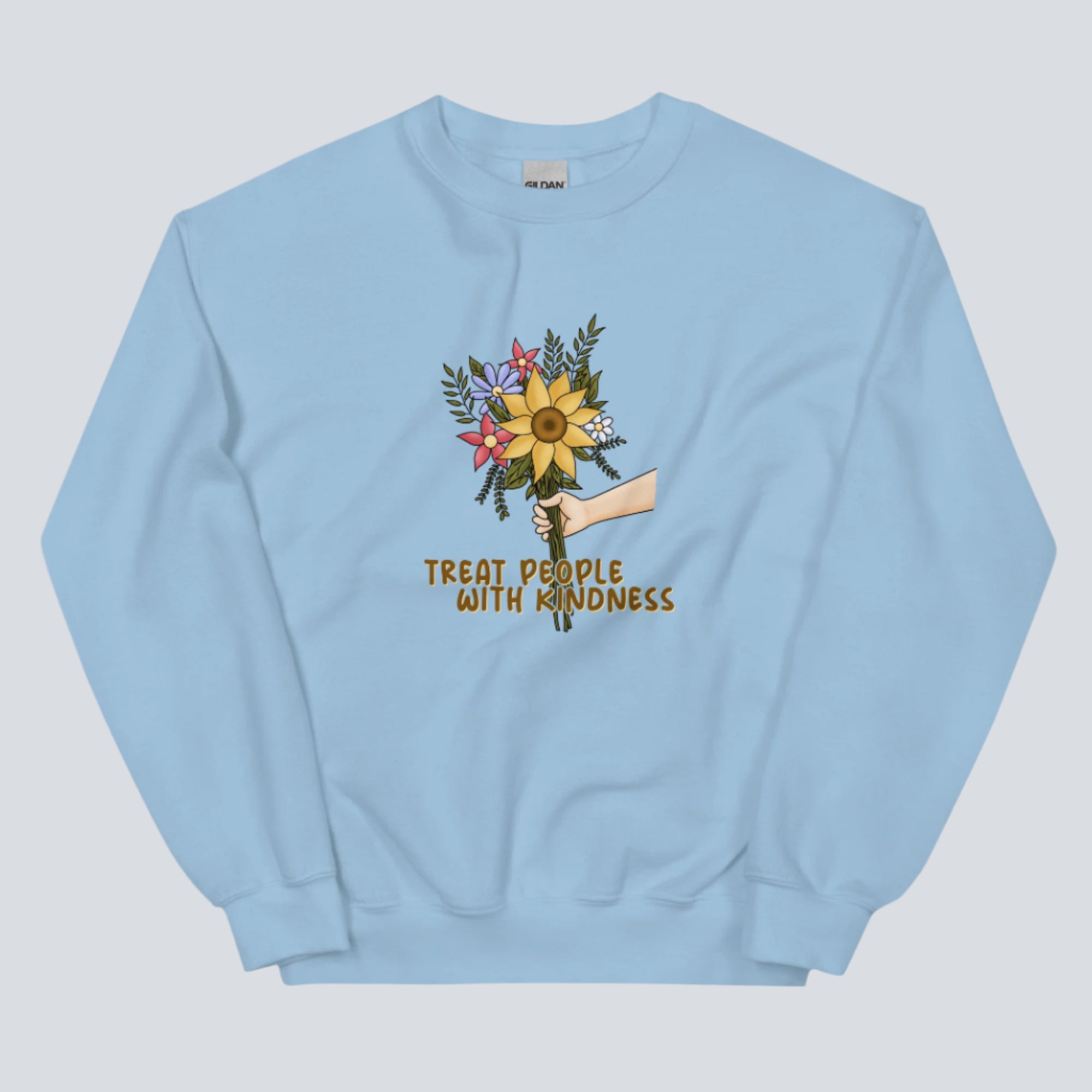 Treat People With Kindness (Flowers) Sweatshirt