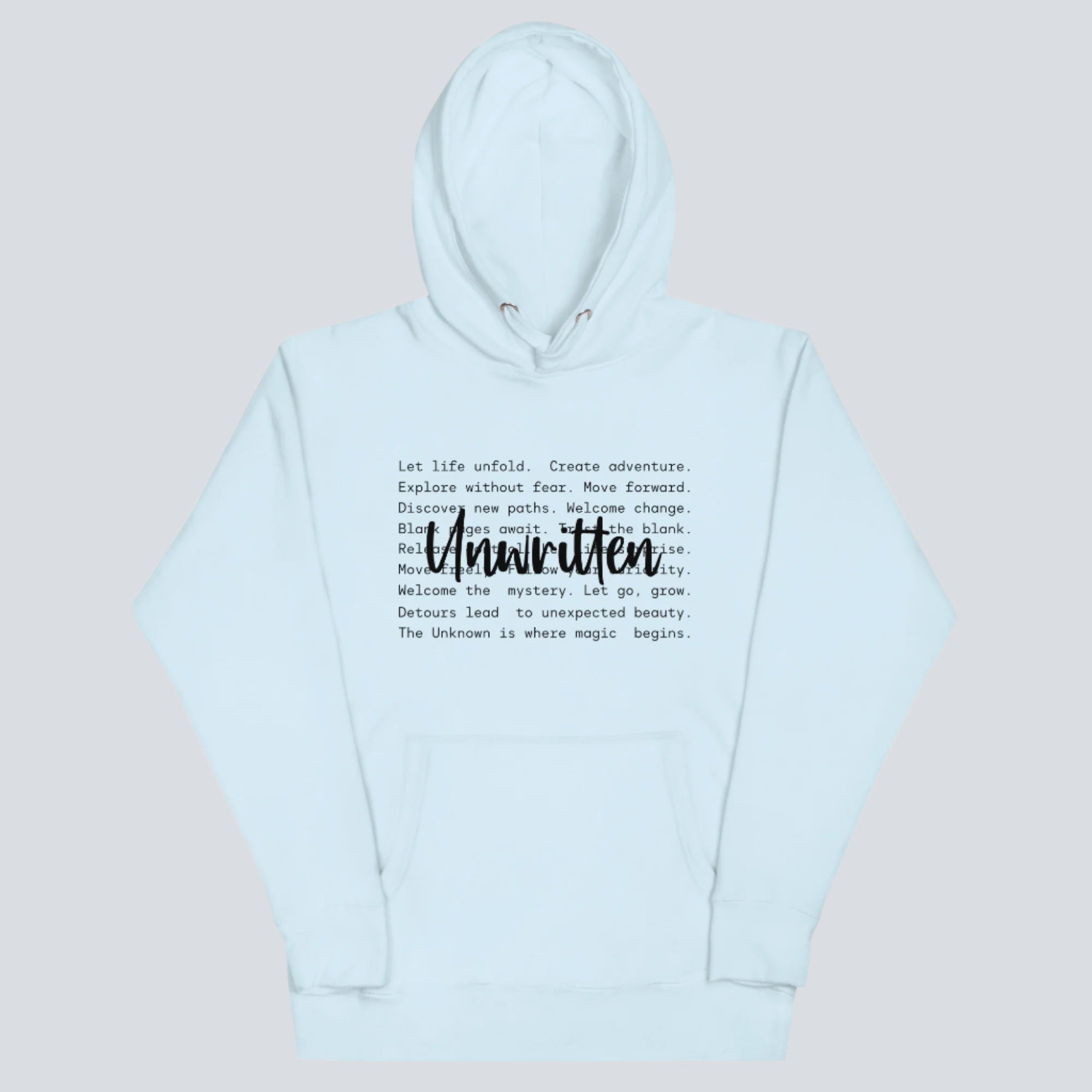 Unwritten Life Lessons (Mental Health) Unisex Hoodie